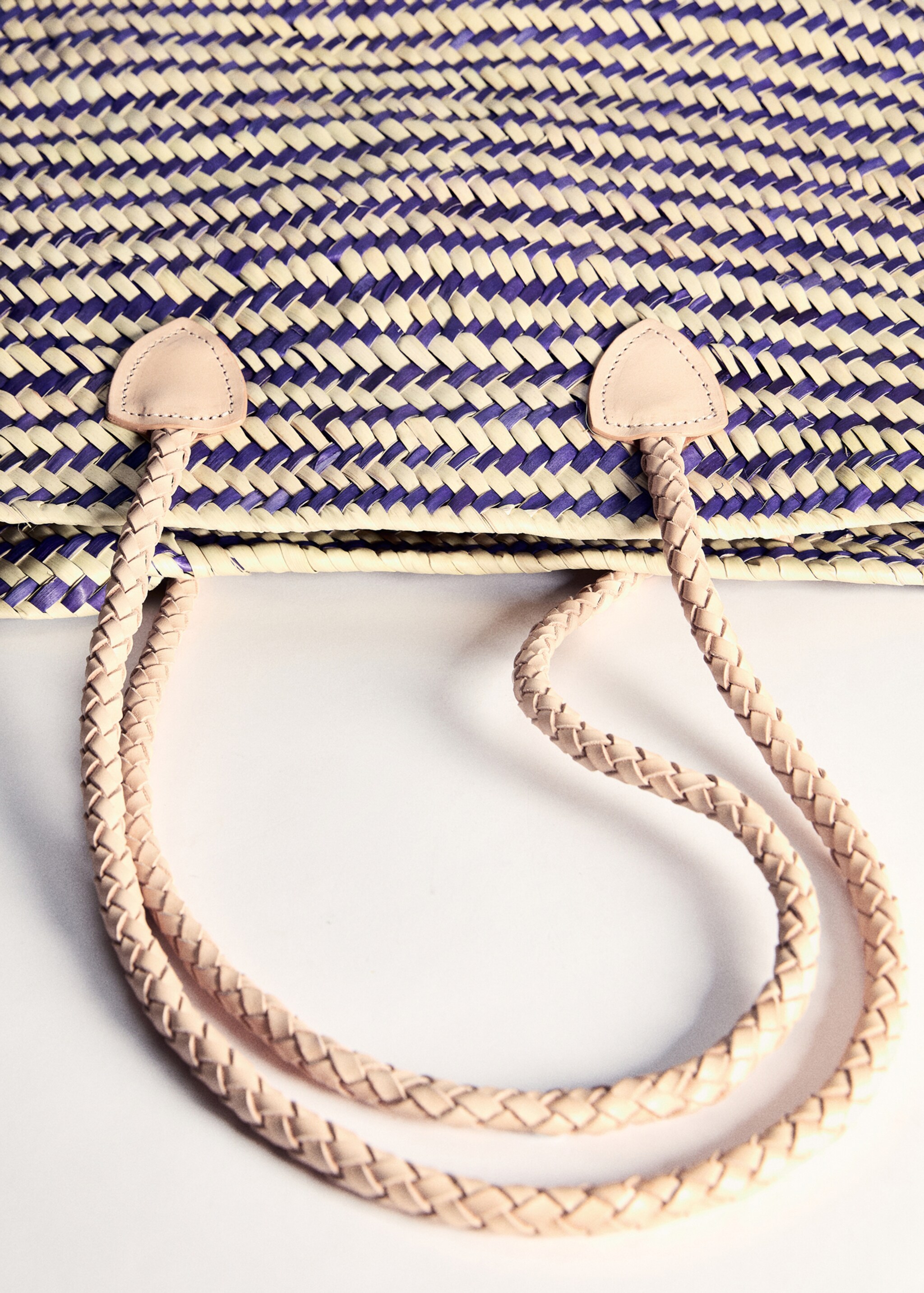 Shopper bag with leather handles - Details of the article 5