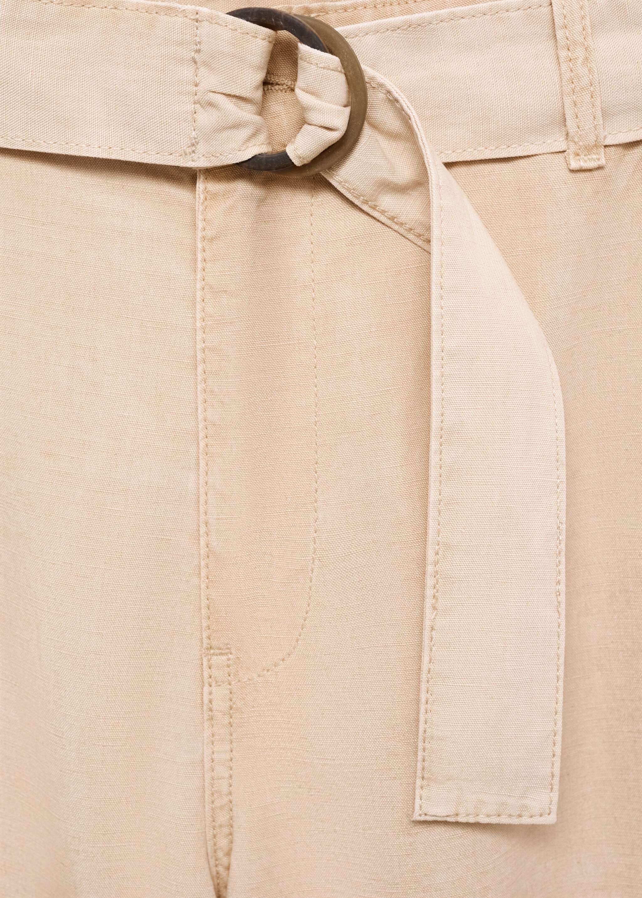 Soepelvallende wideleg broek met riem - Detail van het artikel 8