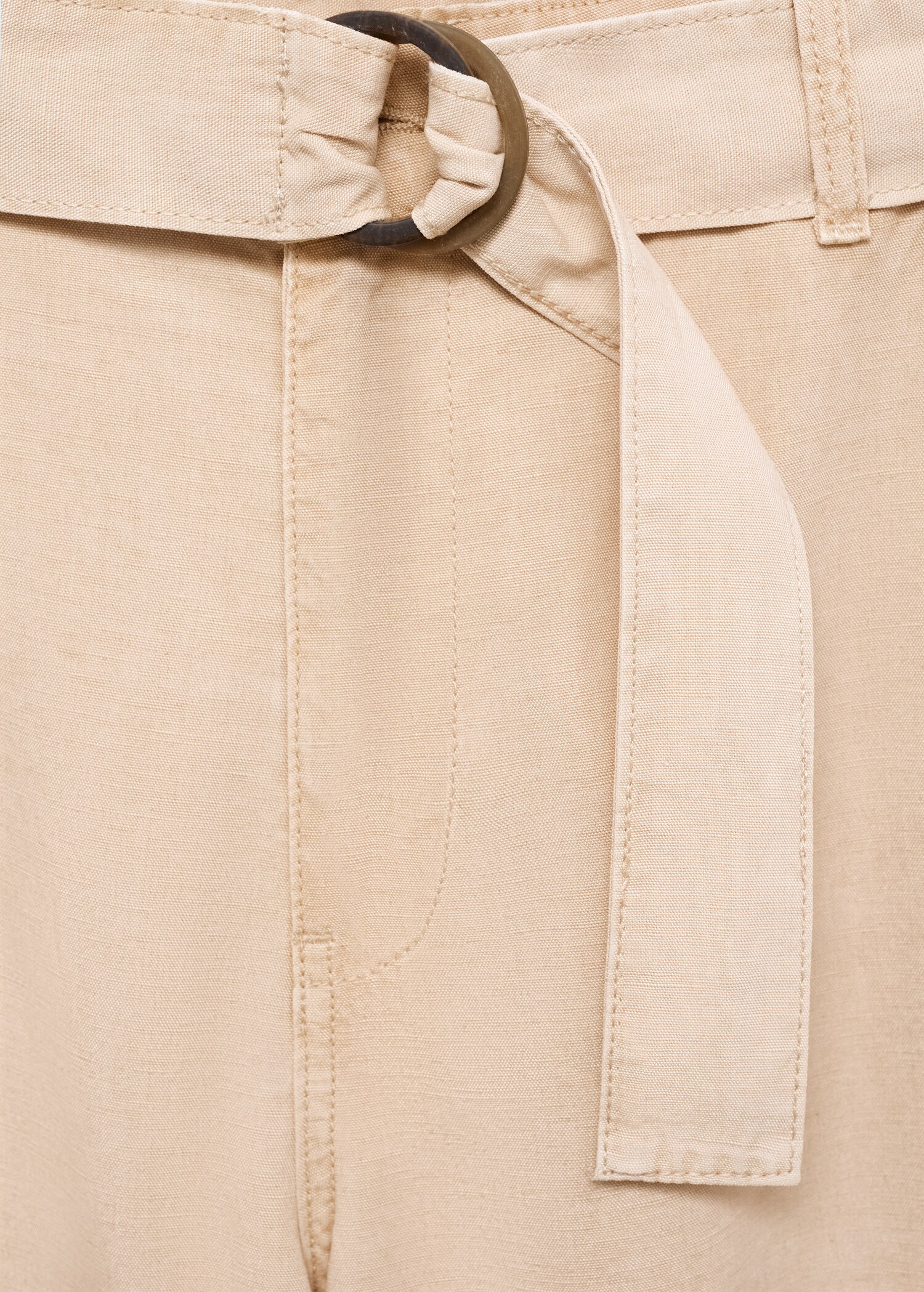 Pantalon fluide wideleg ceinture - Détail de l'article 8