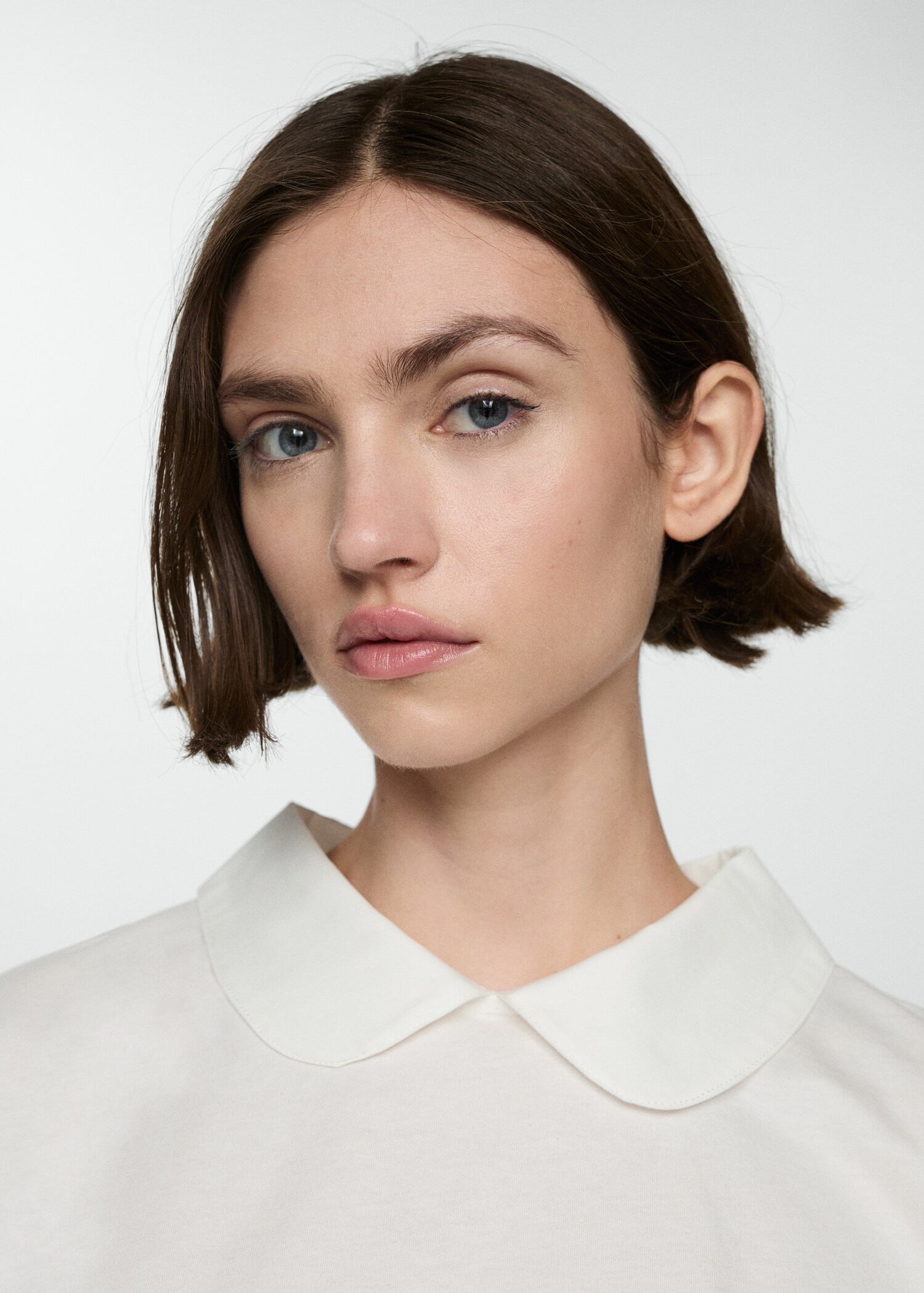 Babydoll-neck t-shirt - Details of the article 1