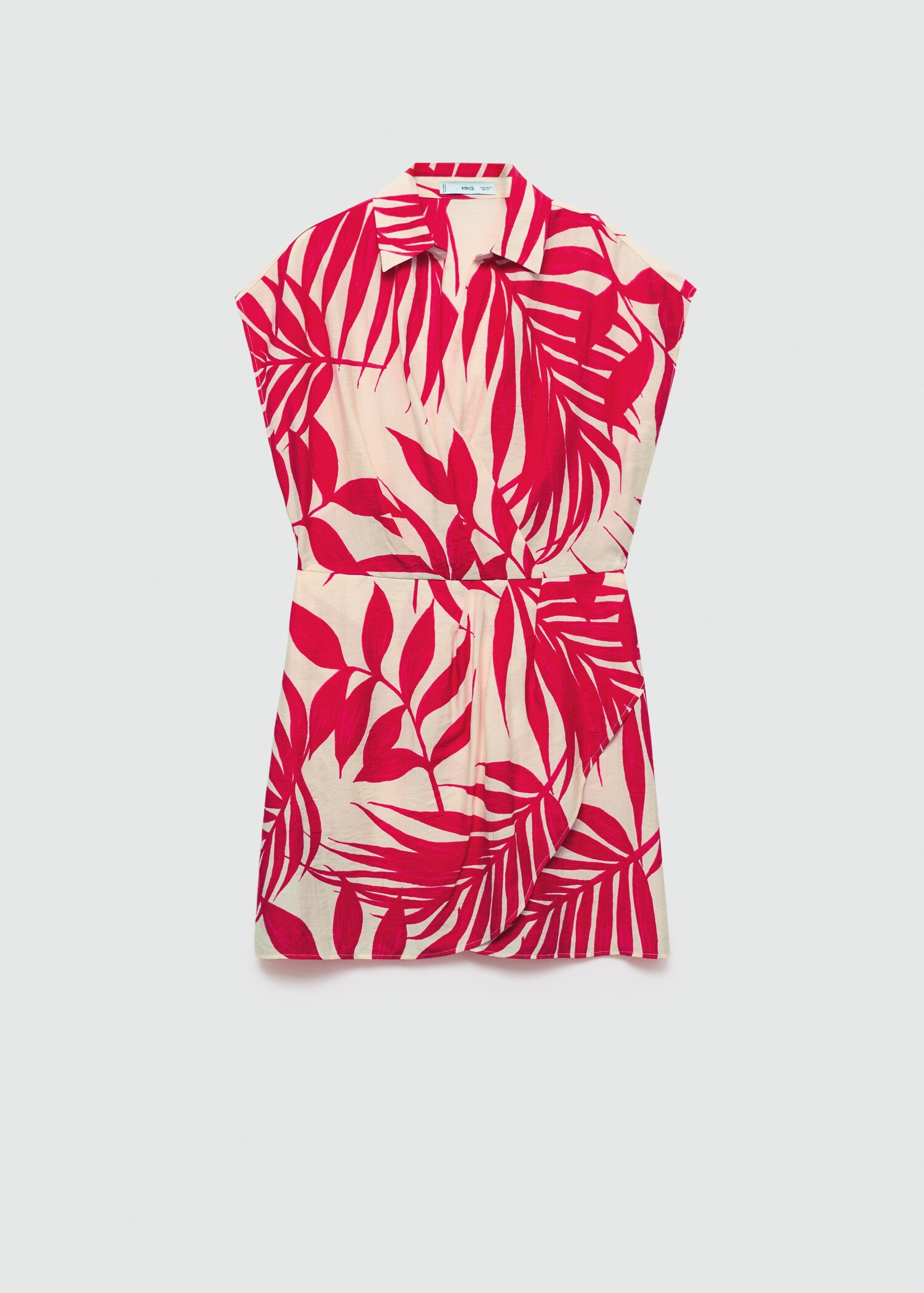 Vestido cruzado estampado - Artículo sin modelo