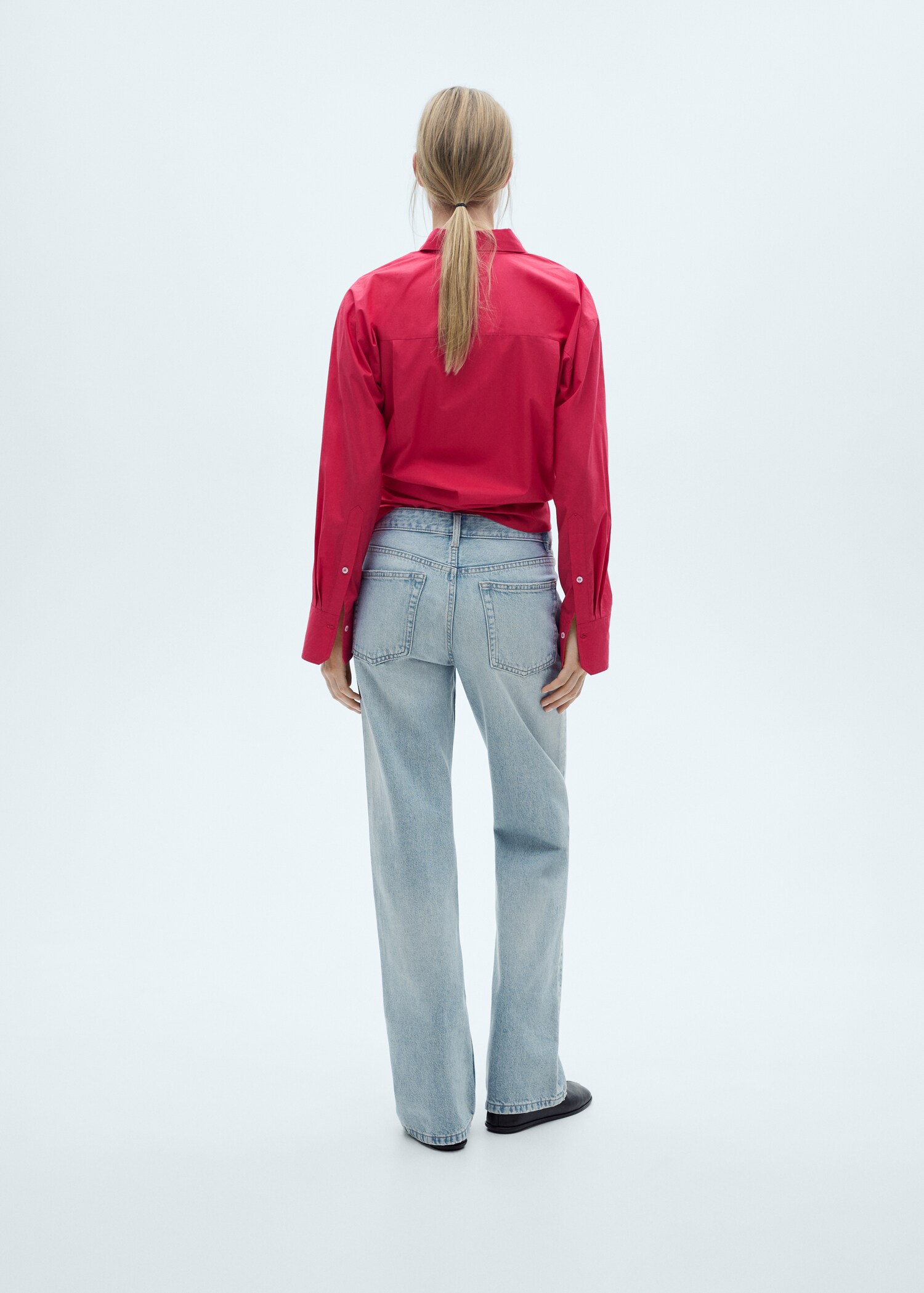 Miami medium-rise straight-fit jeans - Reverse of the article