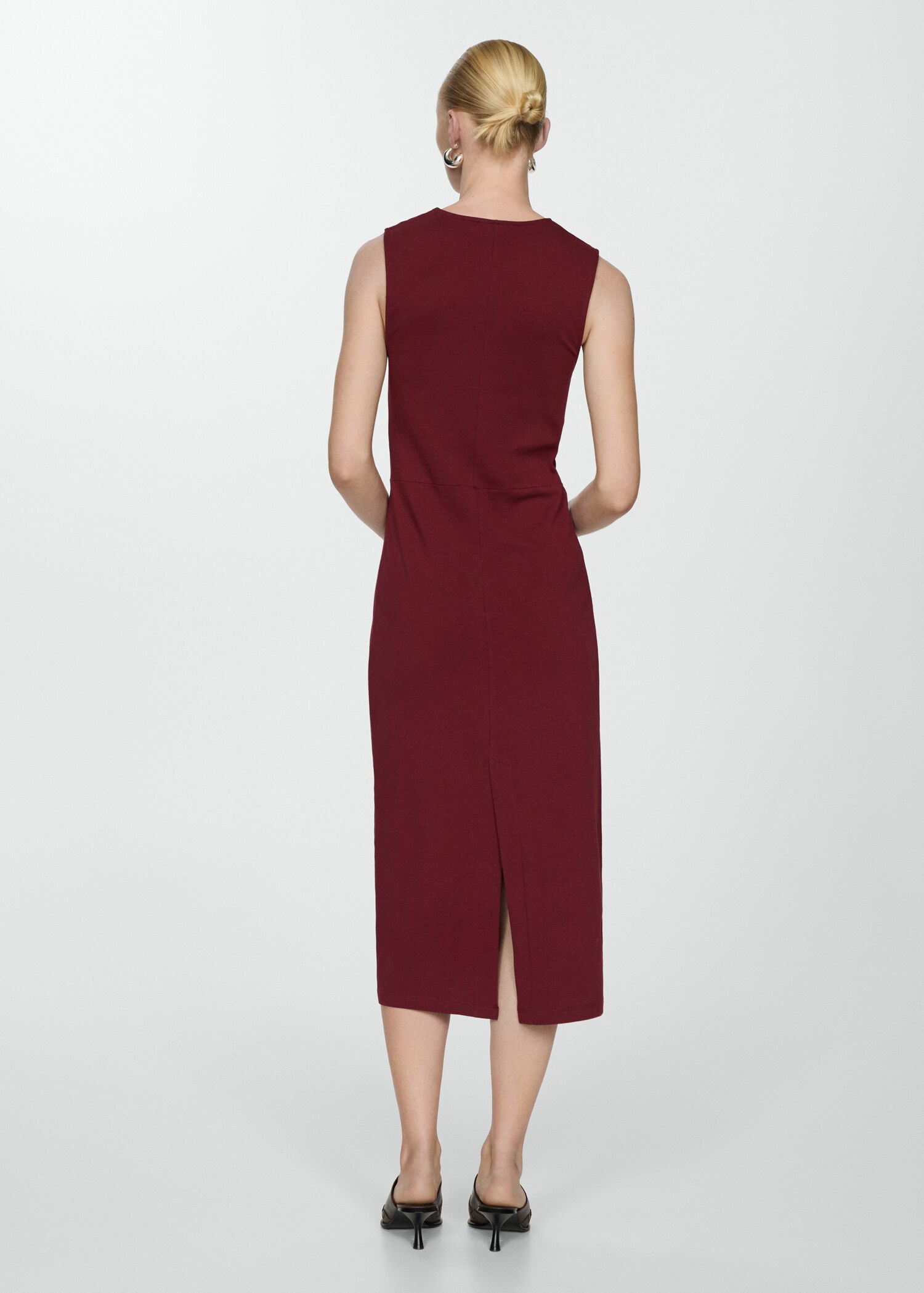 Midi-dress with draped detail - Reverse of the article