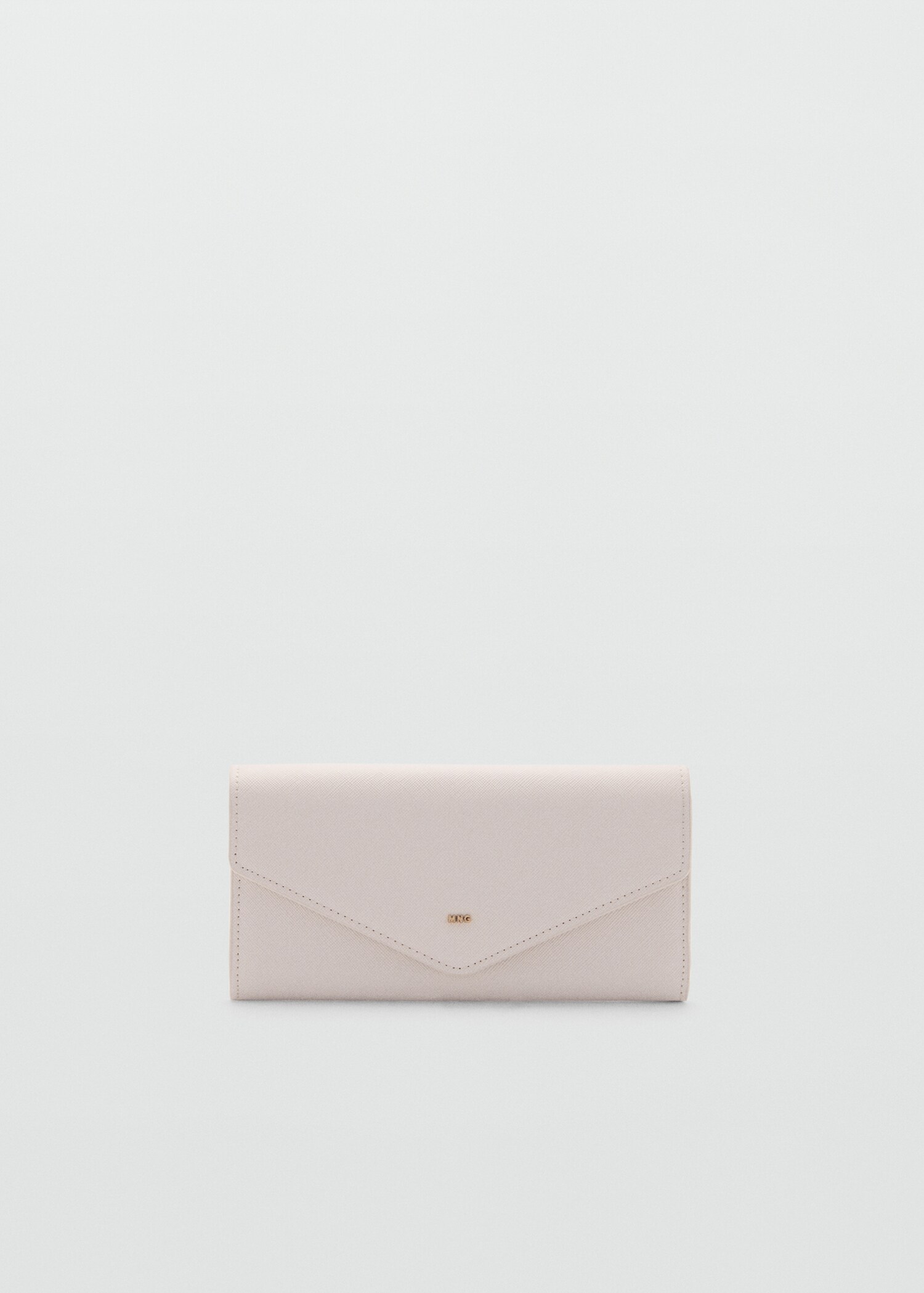 Flap saffiano-effect wallet - Article without model