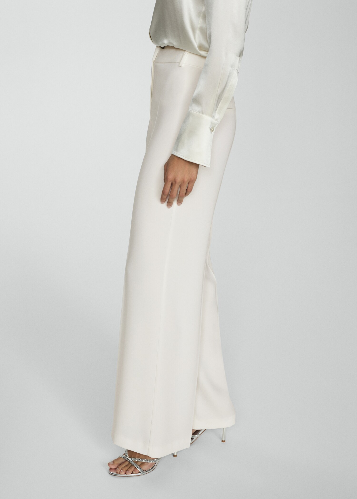 Flowy straight-fit pants - Medium plane