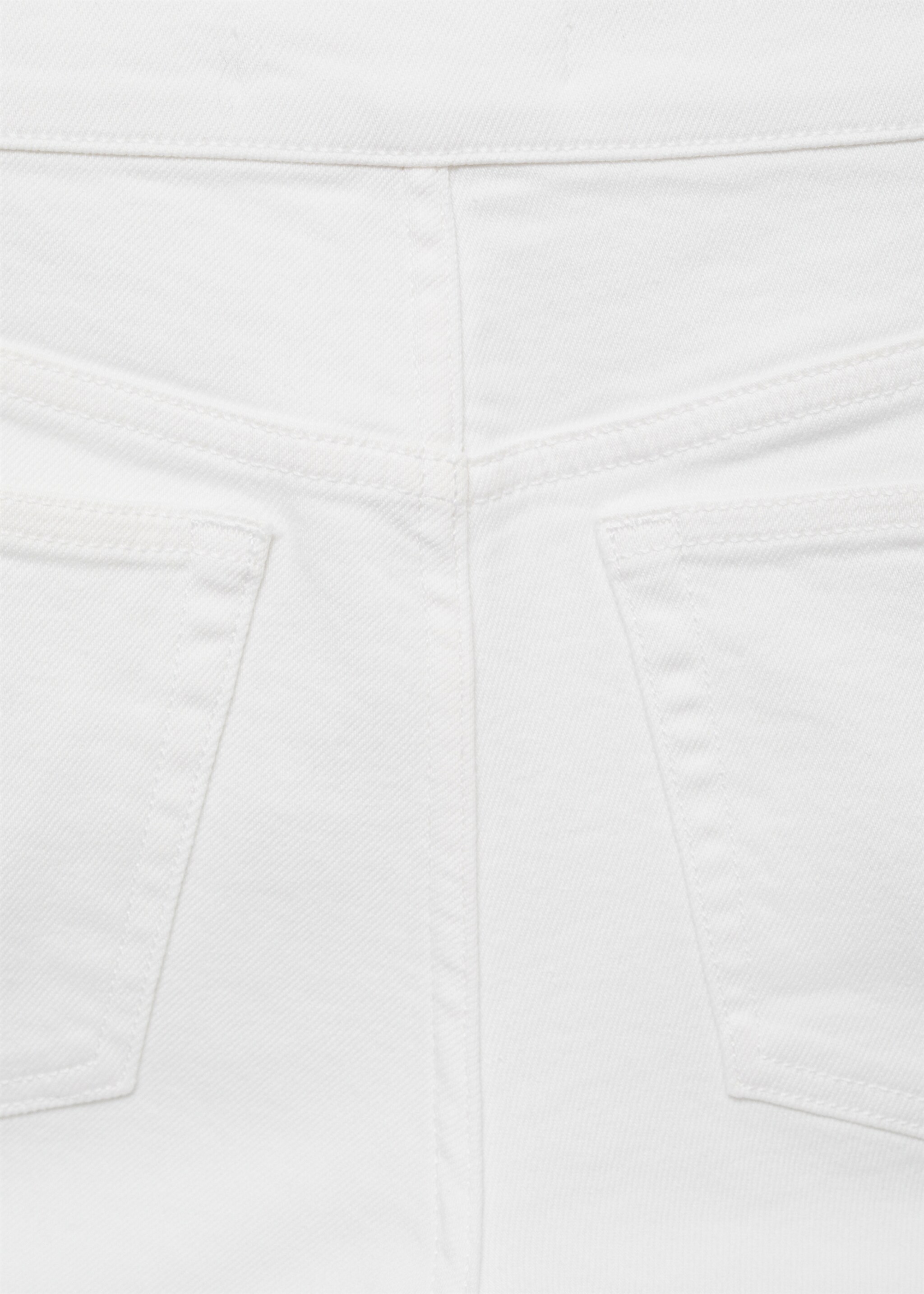 Slim-fit capri jeans with zip - Details of the article 0