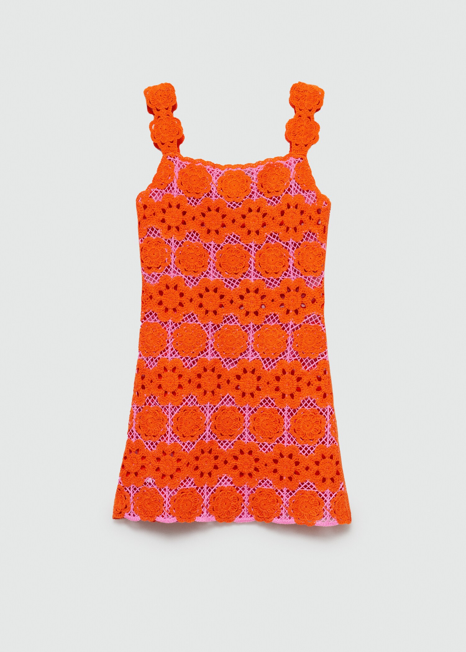 Robe crochet fleurs - Article sans modèle