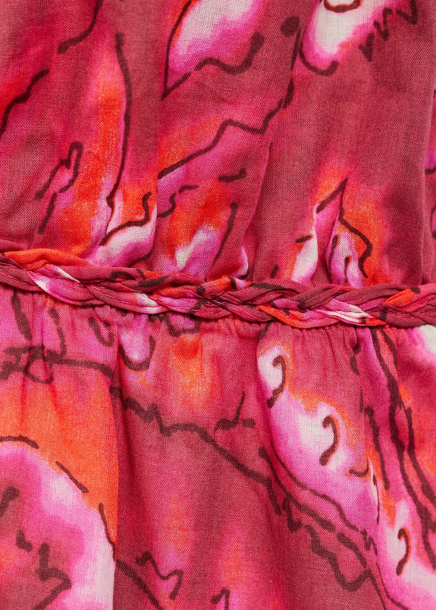 Printed dress with double straps - Details of the article 8