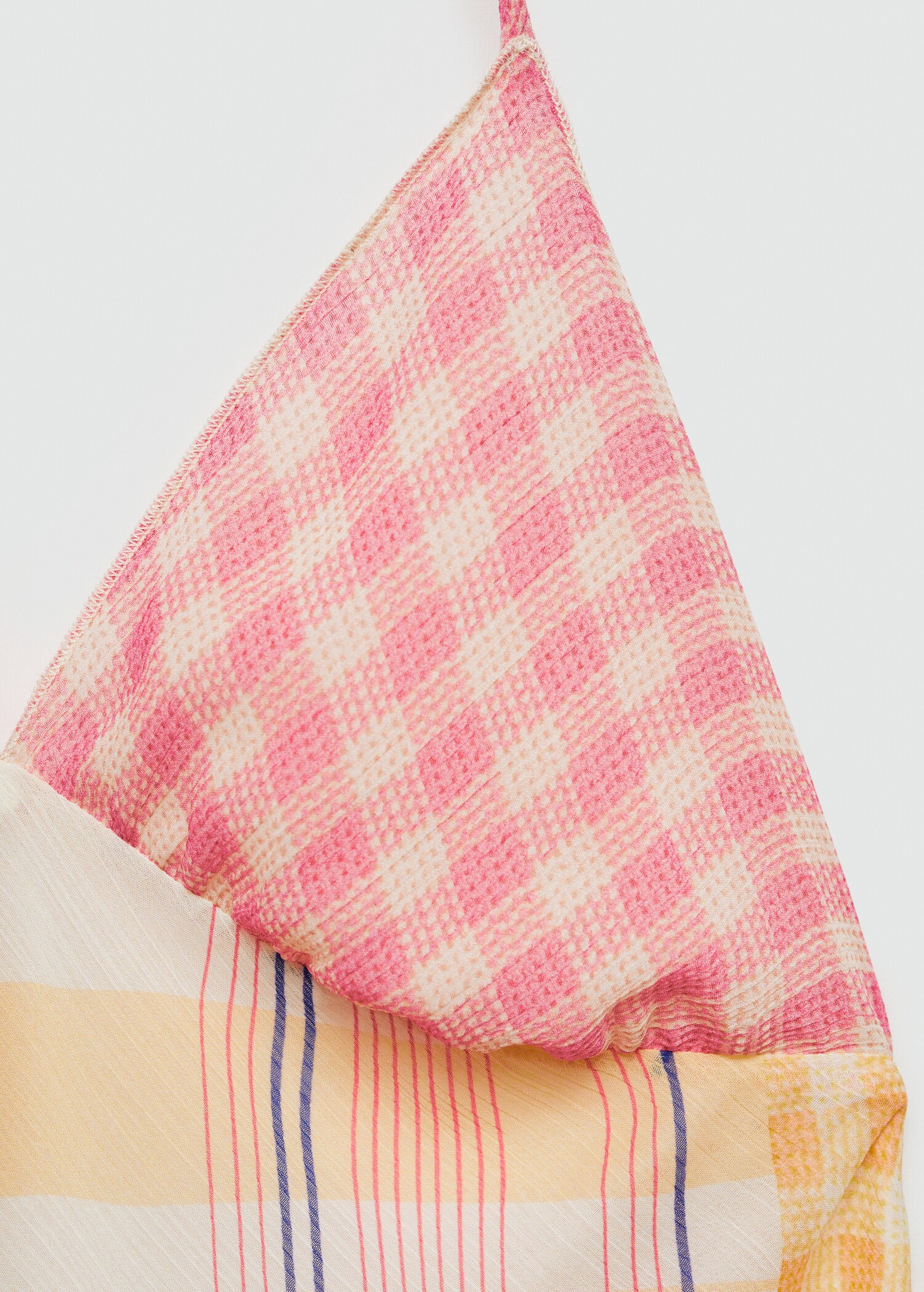 Printed halter-neck dress - Details of the article 8