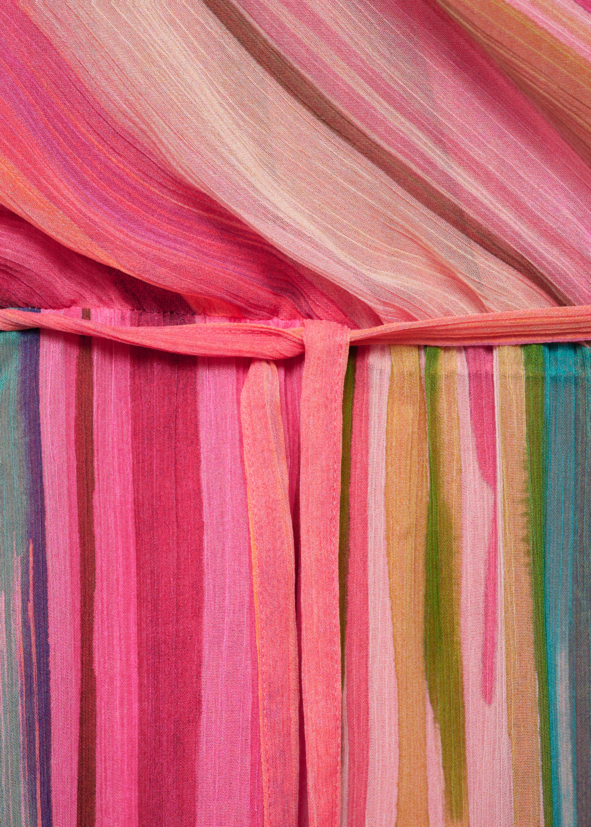 Asymmetrisches Streifenkleid - Detail des Artikels 0
