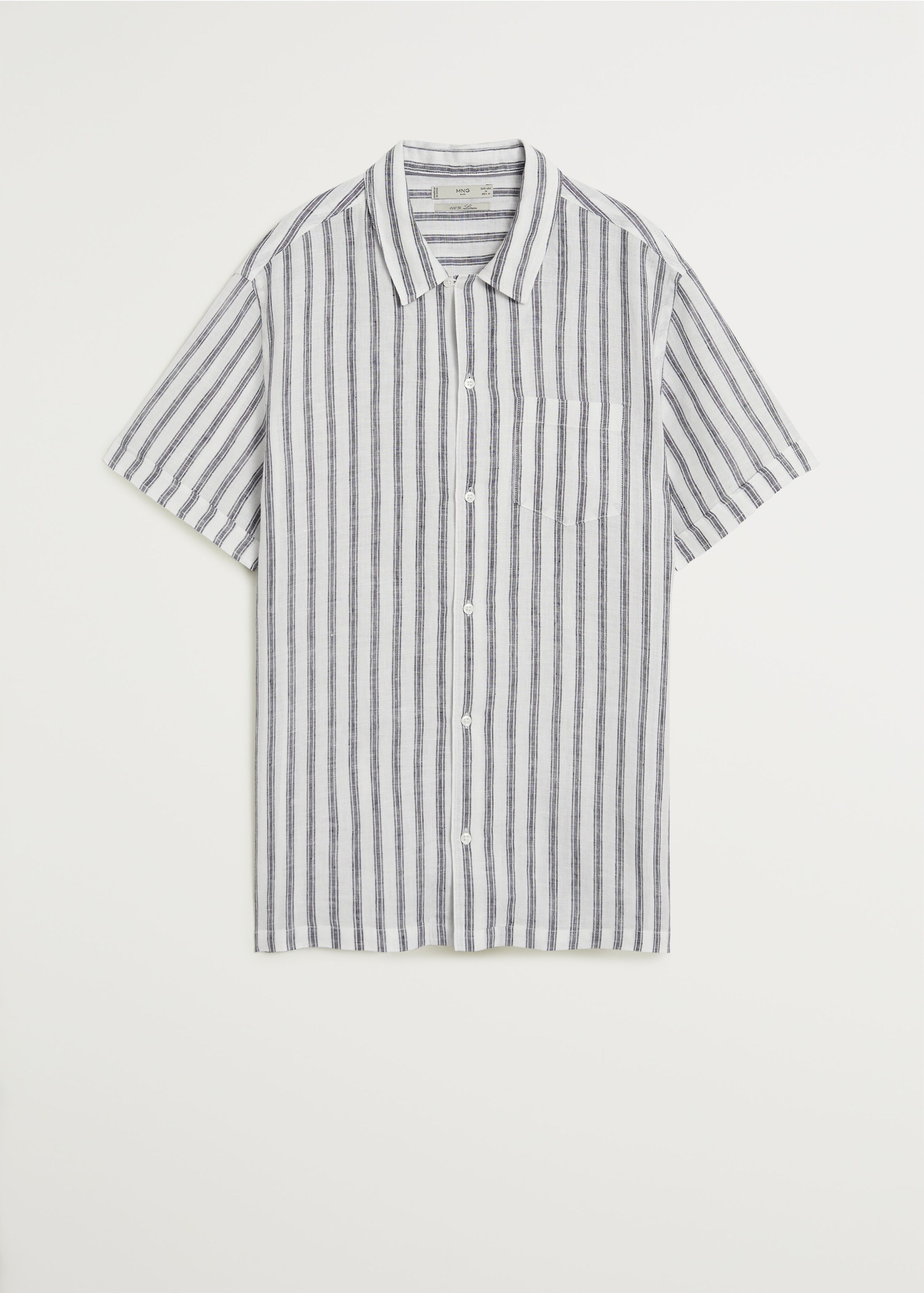 Camisa regular fit 100% lino rayas - Artículo sin modelo