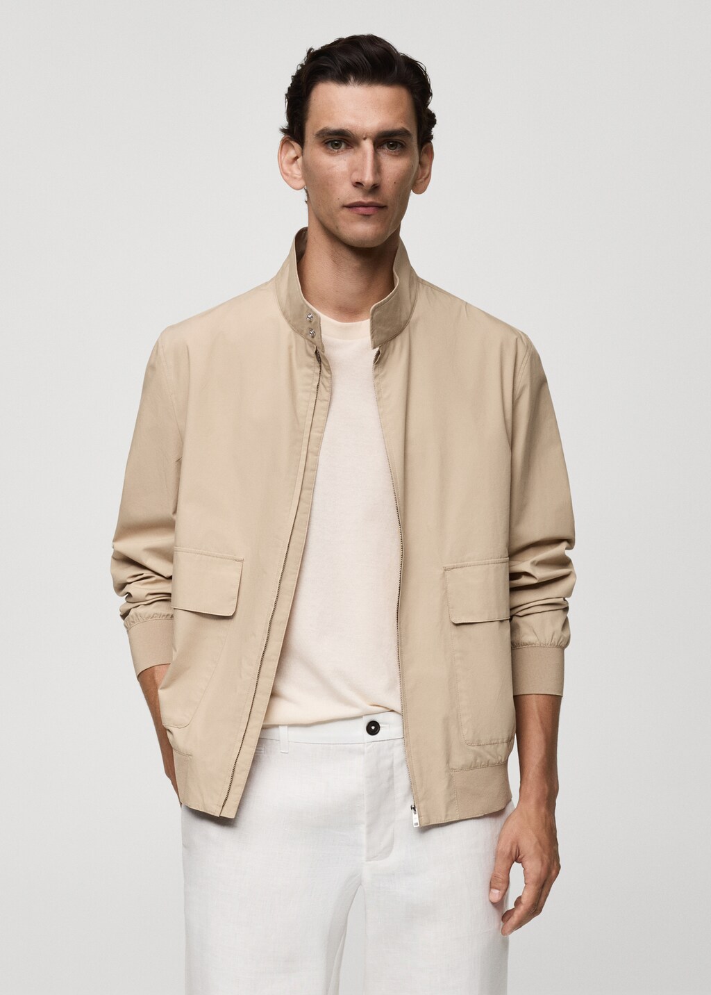 ジャケット・アウター Cotton pajama shirt jacket 中古・古着通販