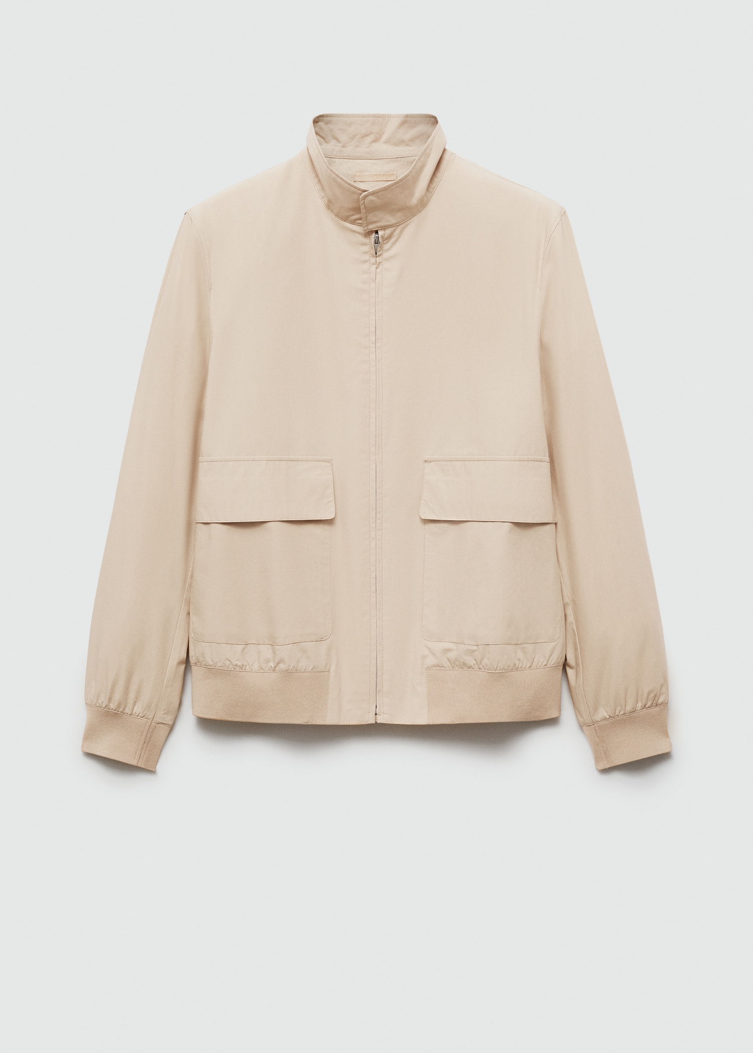 100% cotton jacket with pockets Men MANGO OUTLET USA - Main Image