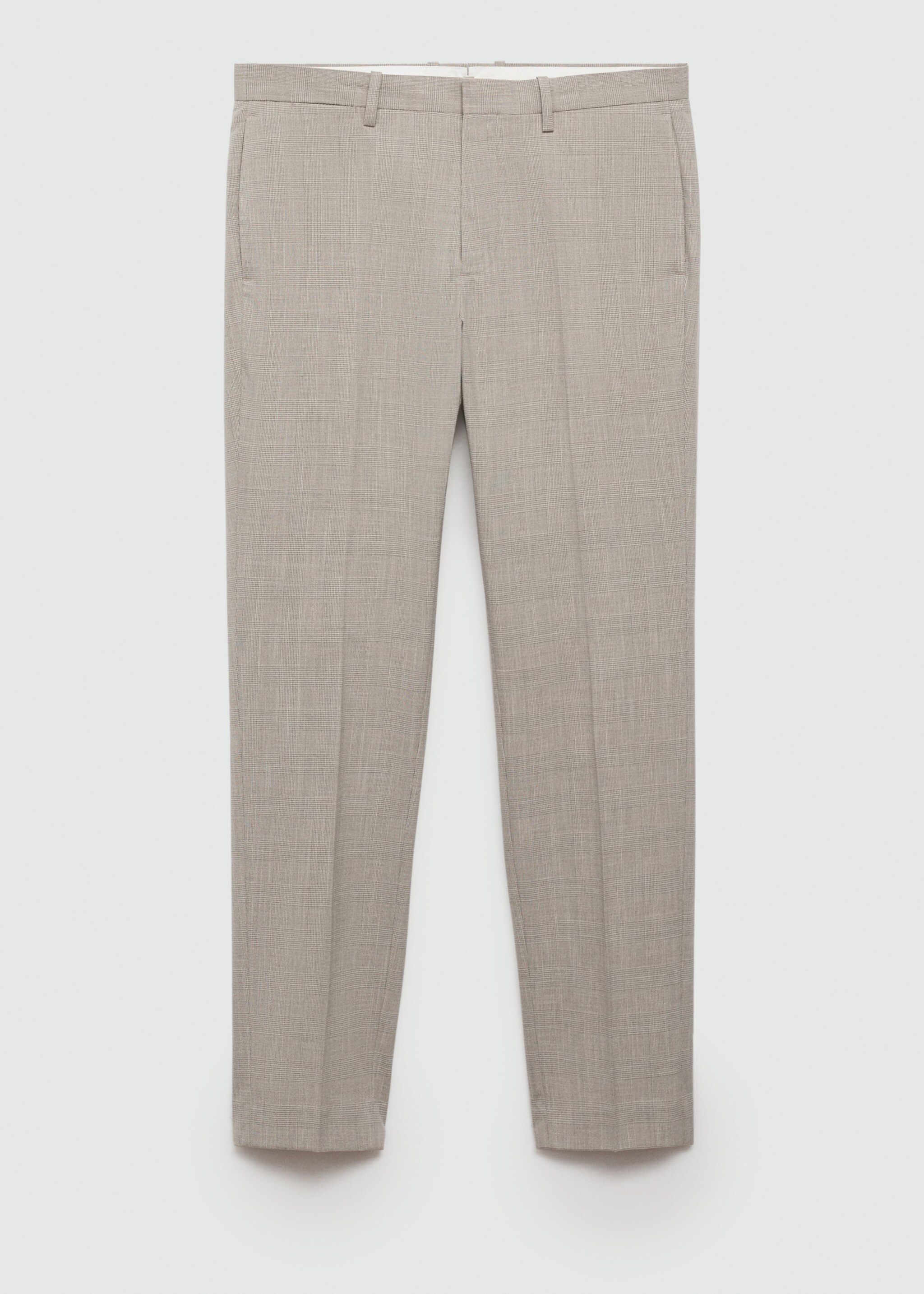 Pantaloni de costum Paris super slim fit - Articol fără model, Gri deschis. Ref: 77000581-00.