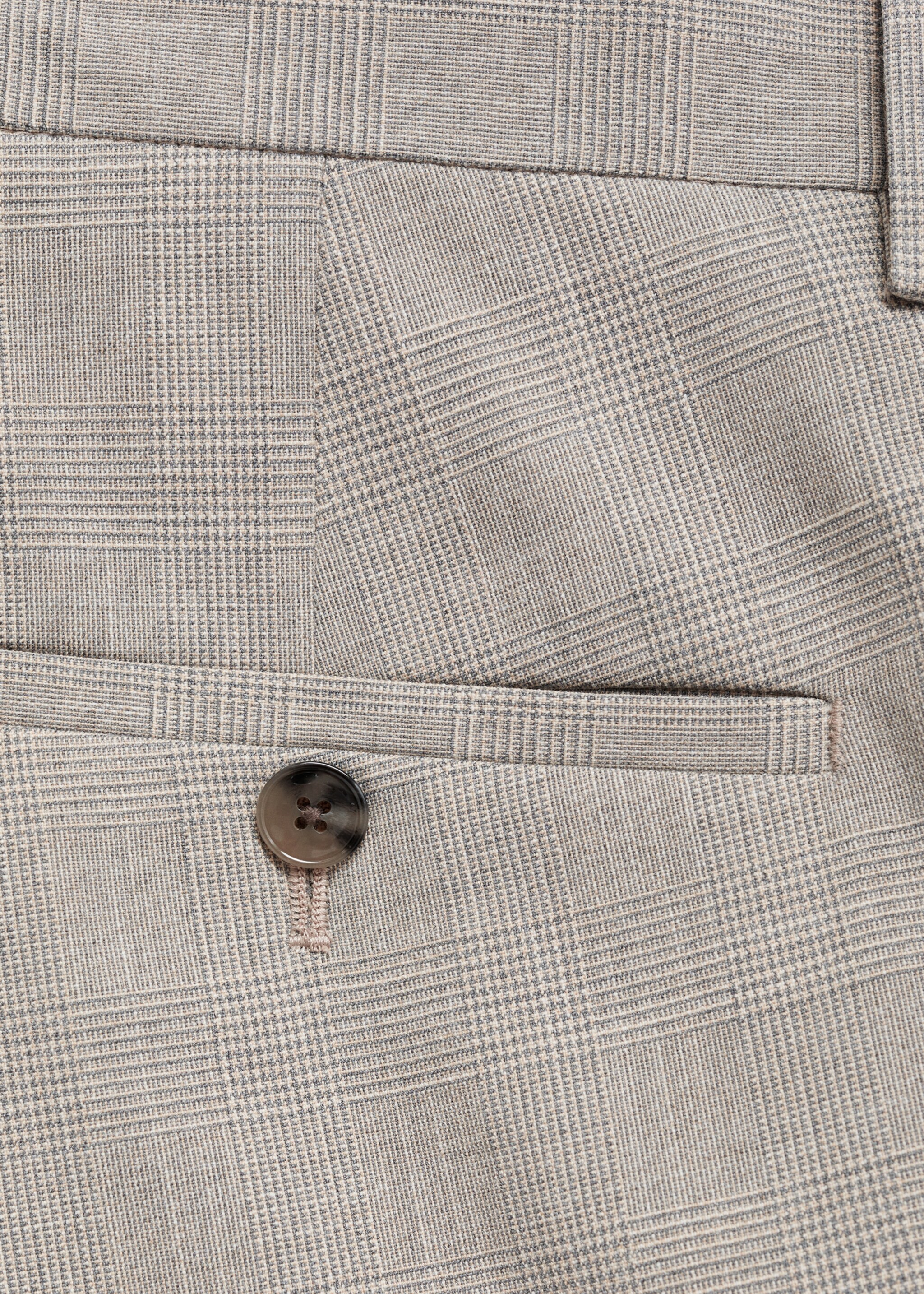 Pantaloni de costum Paris super slim fit - Detaliu al articolului 0, Gri deschis. Ref: 77000581-00.