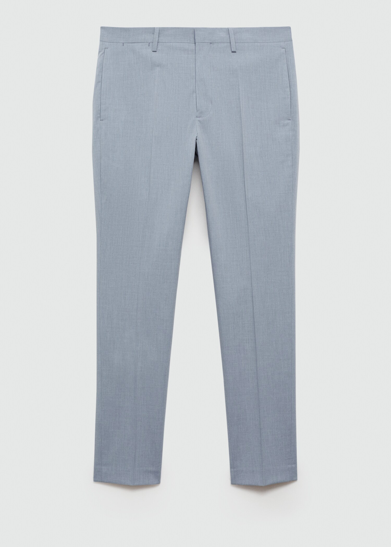 Stretch fabric super slim-fit suit trousers - Article without model