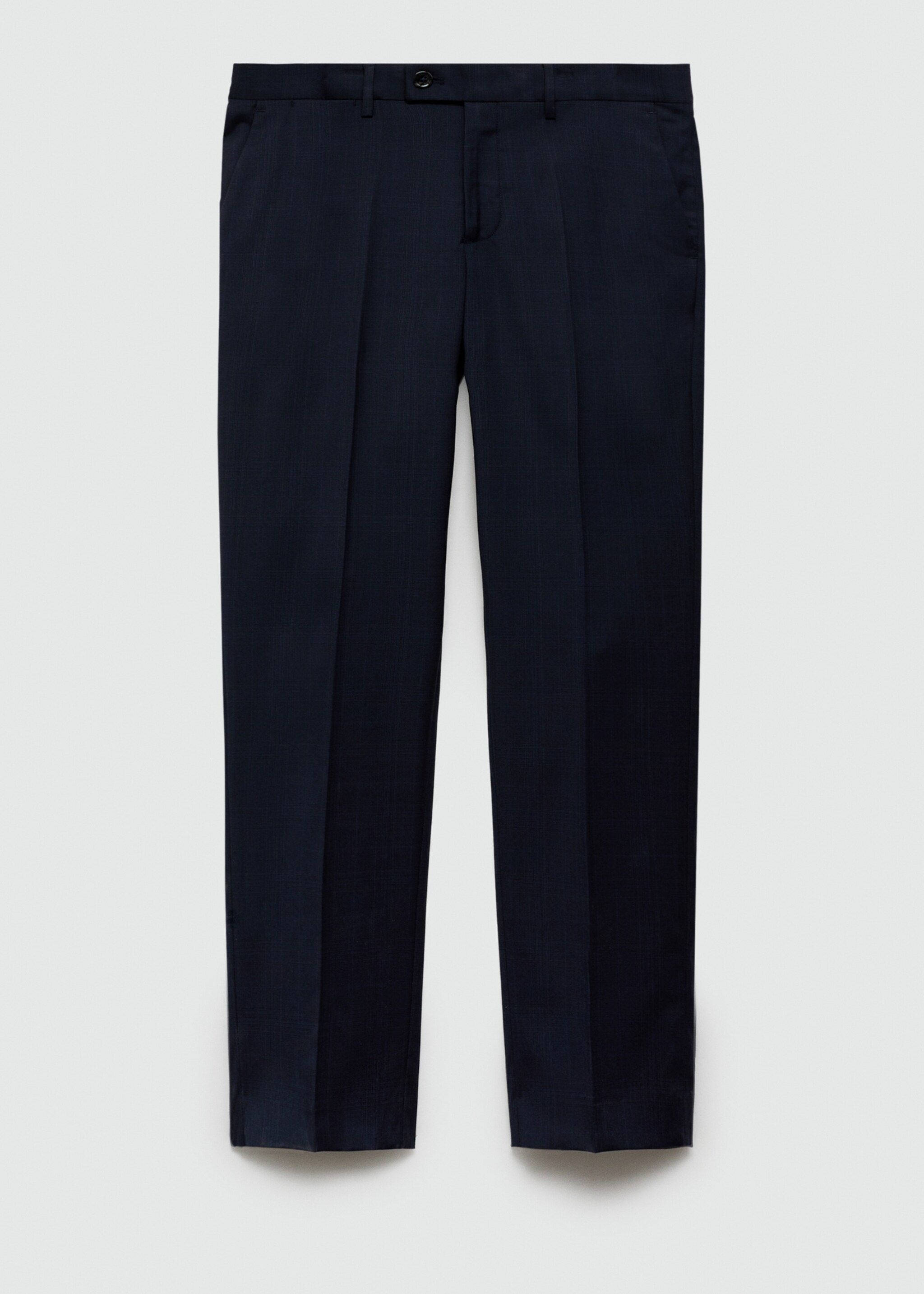 Milan slim-fit suit trousers - Article without model, Dark Navy. Ref: 77000587-00.