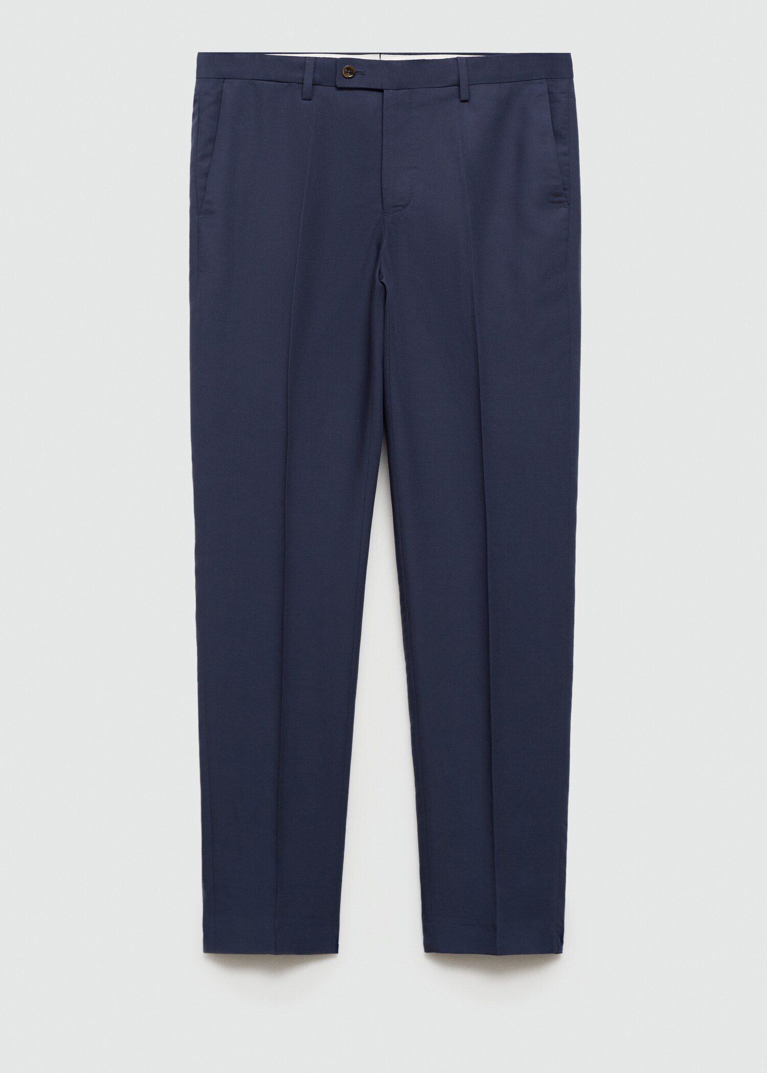 Stretch-fabric slim-fit suit pants - Article without model
