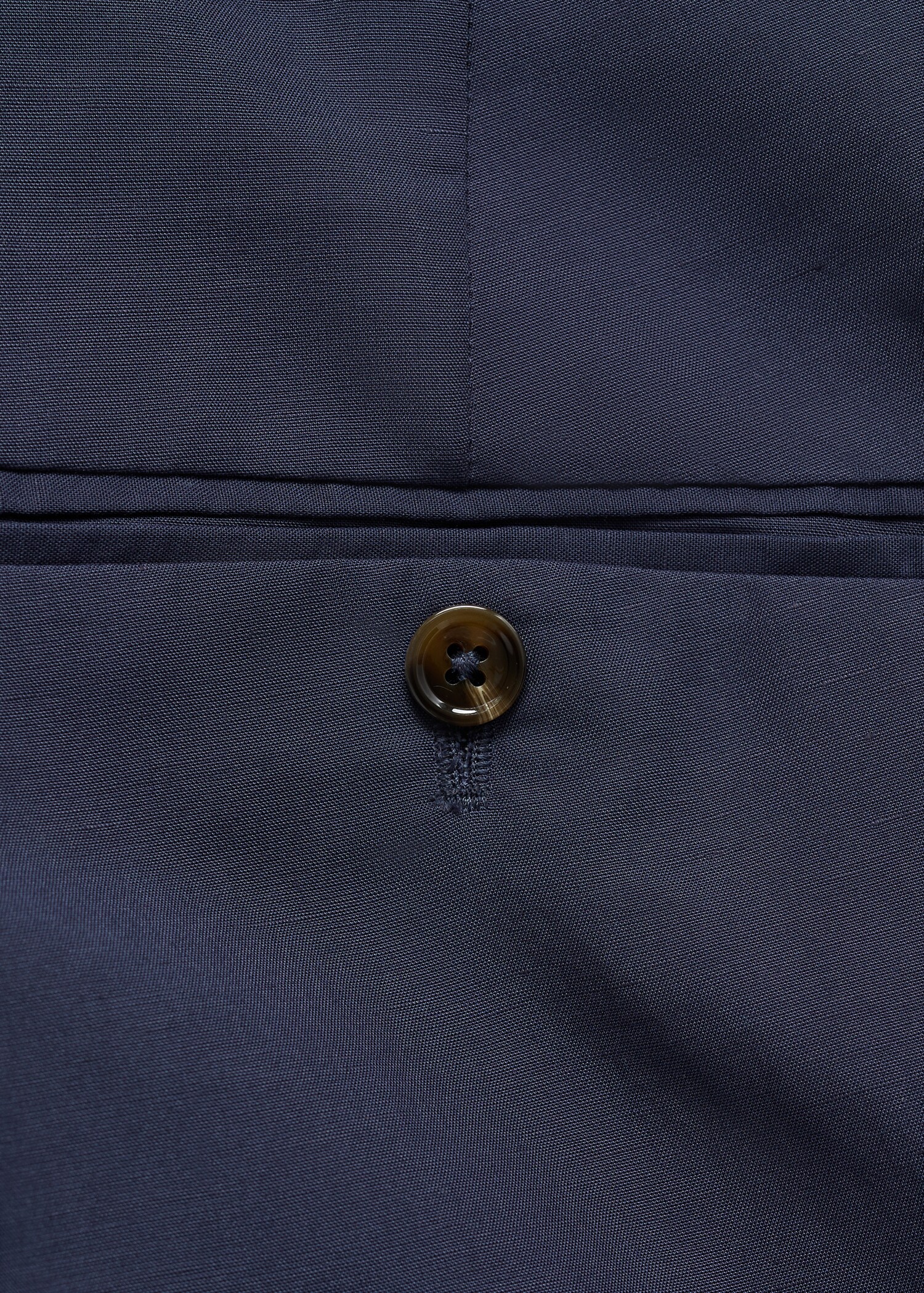 Stretch-fabric slim-fit suit pants - Details of the article 0