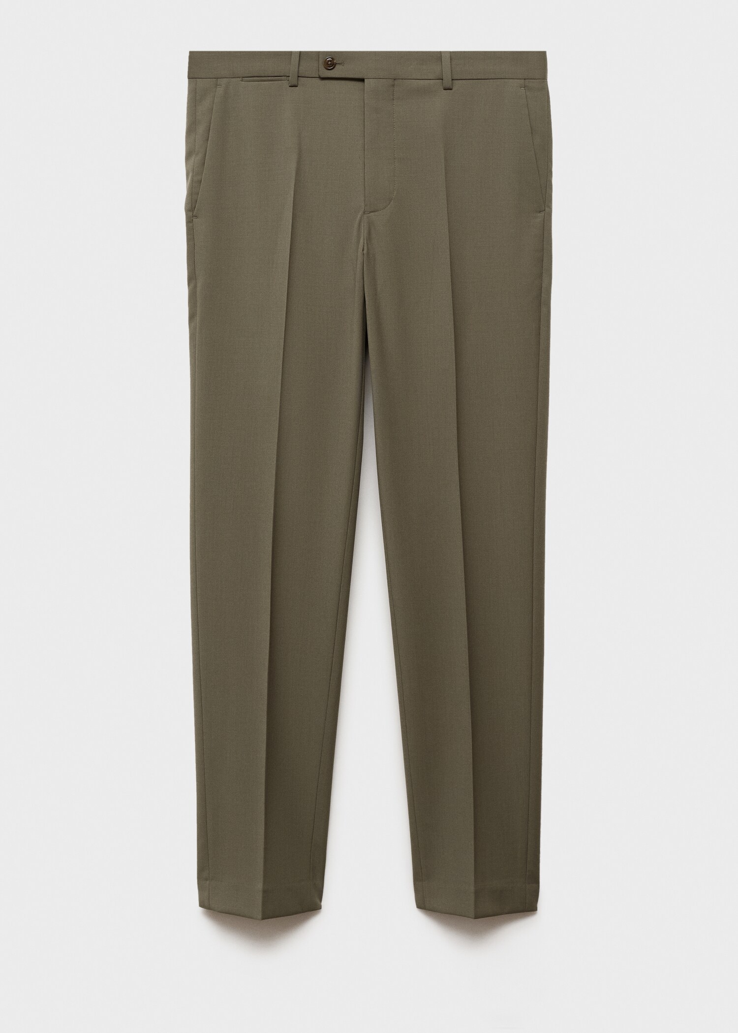 100% virgin wool slim-fit suit trousers - Article without model