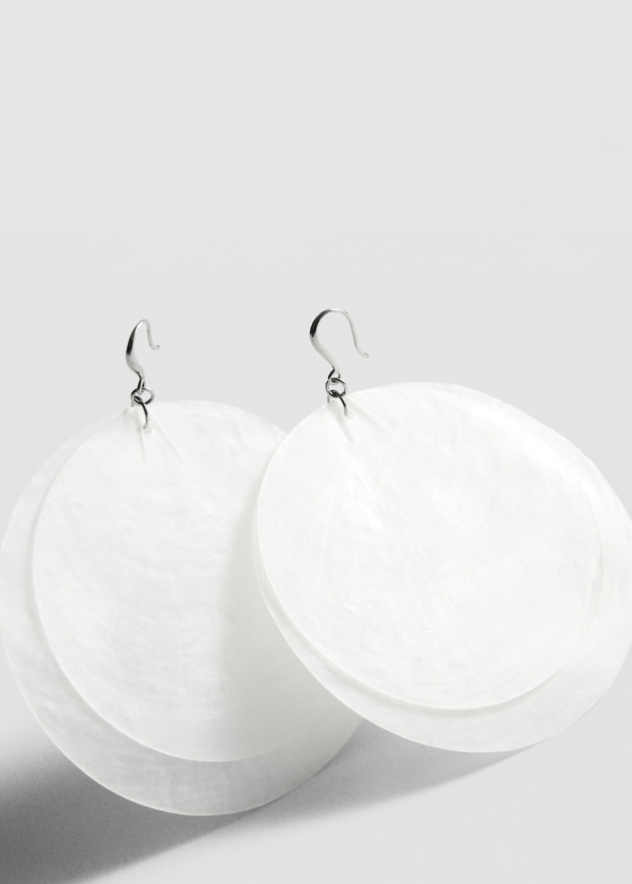 Pendientes colgantes concha - Plano medio