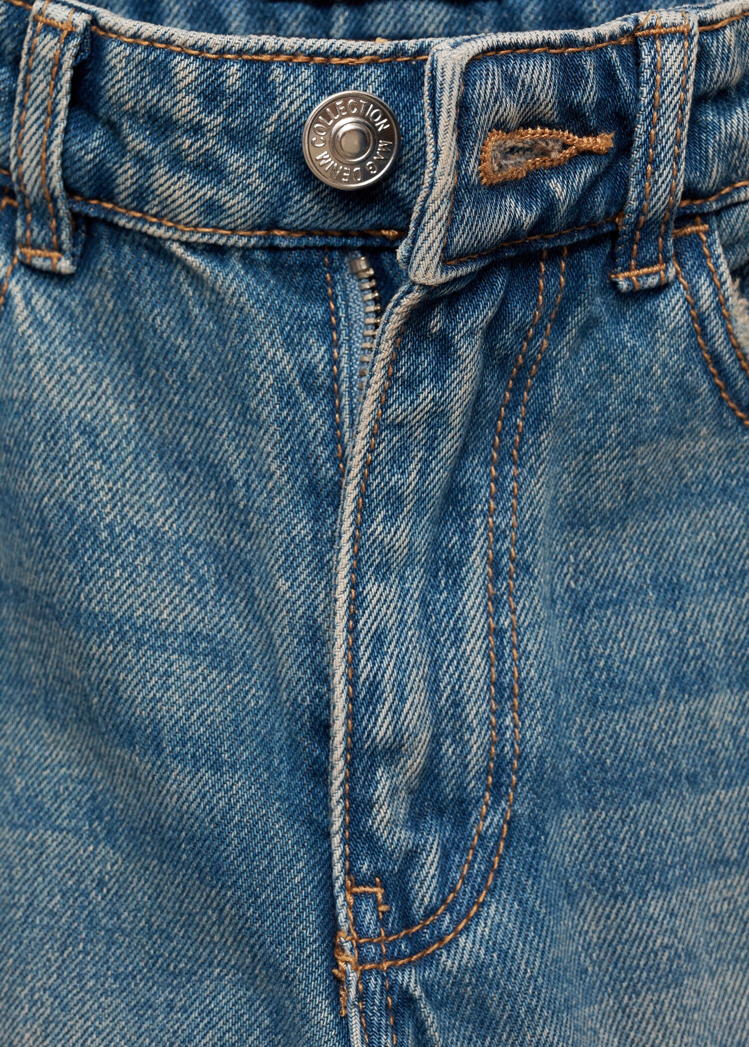 Gerade Jeans mit mittlerem Bund - Detail des Artikels 8
