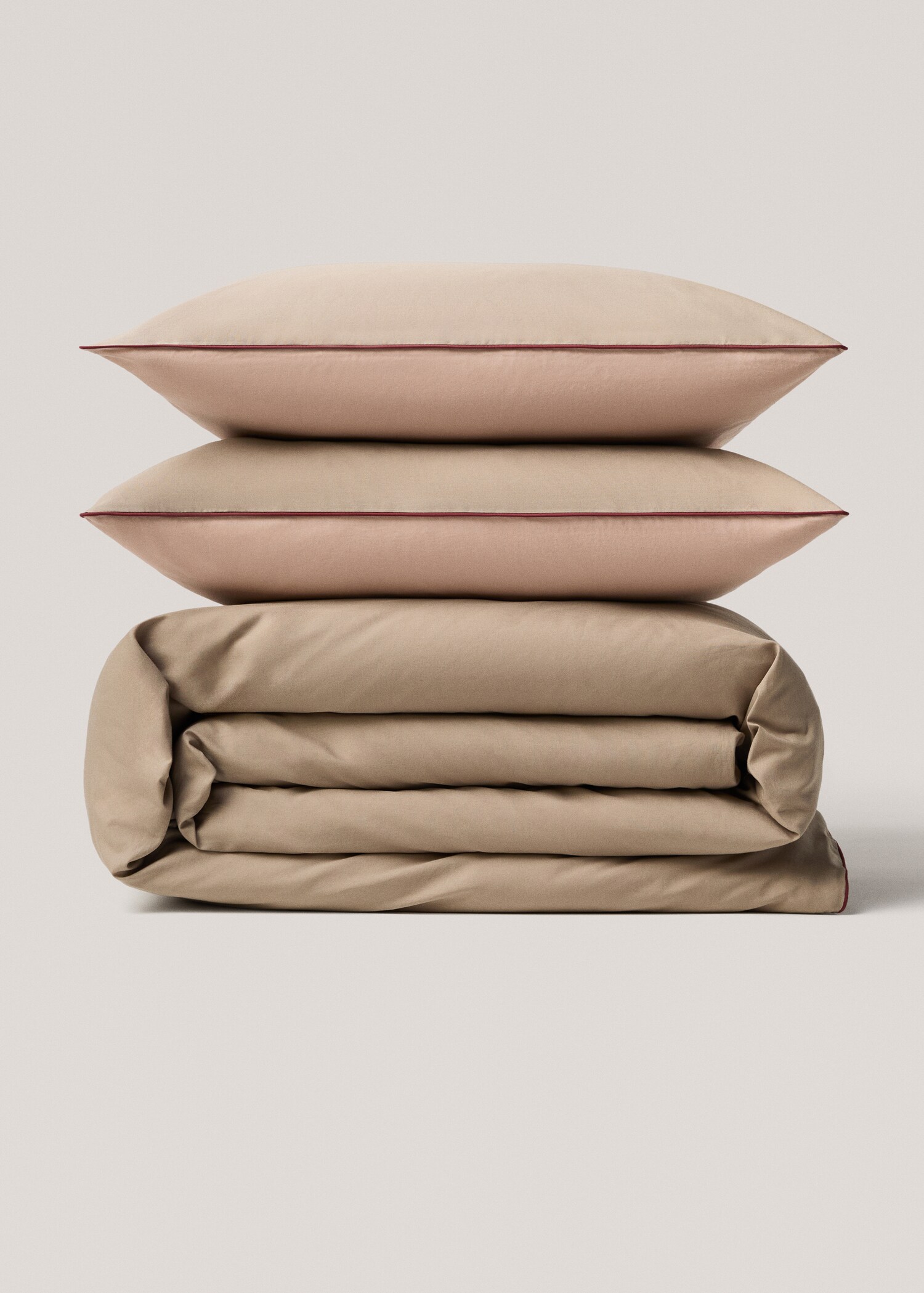 Wendbarer zweifarbiger Bettbezug für 135 cm Bett - Artikel ohne Model