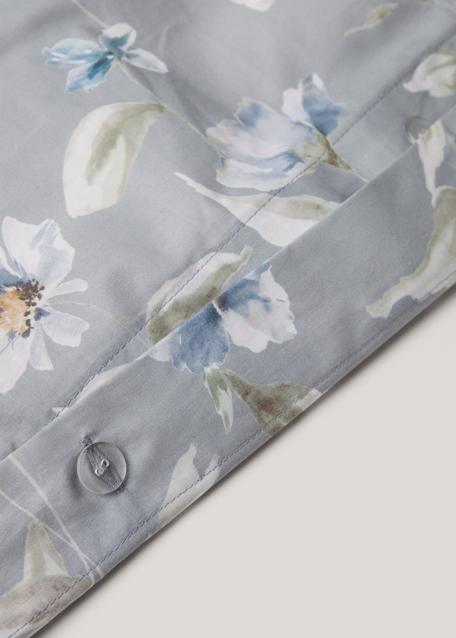 Housse de couette 100 % coton fleurs lit 90 cm - Détail de l'article 3