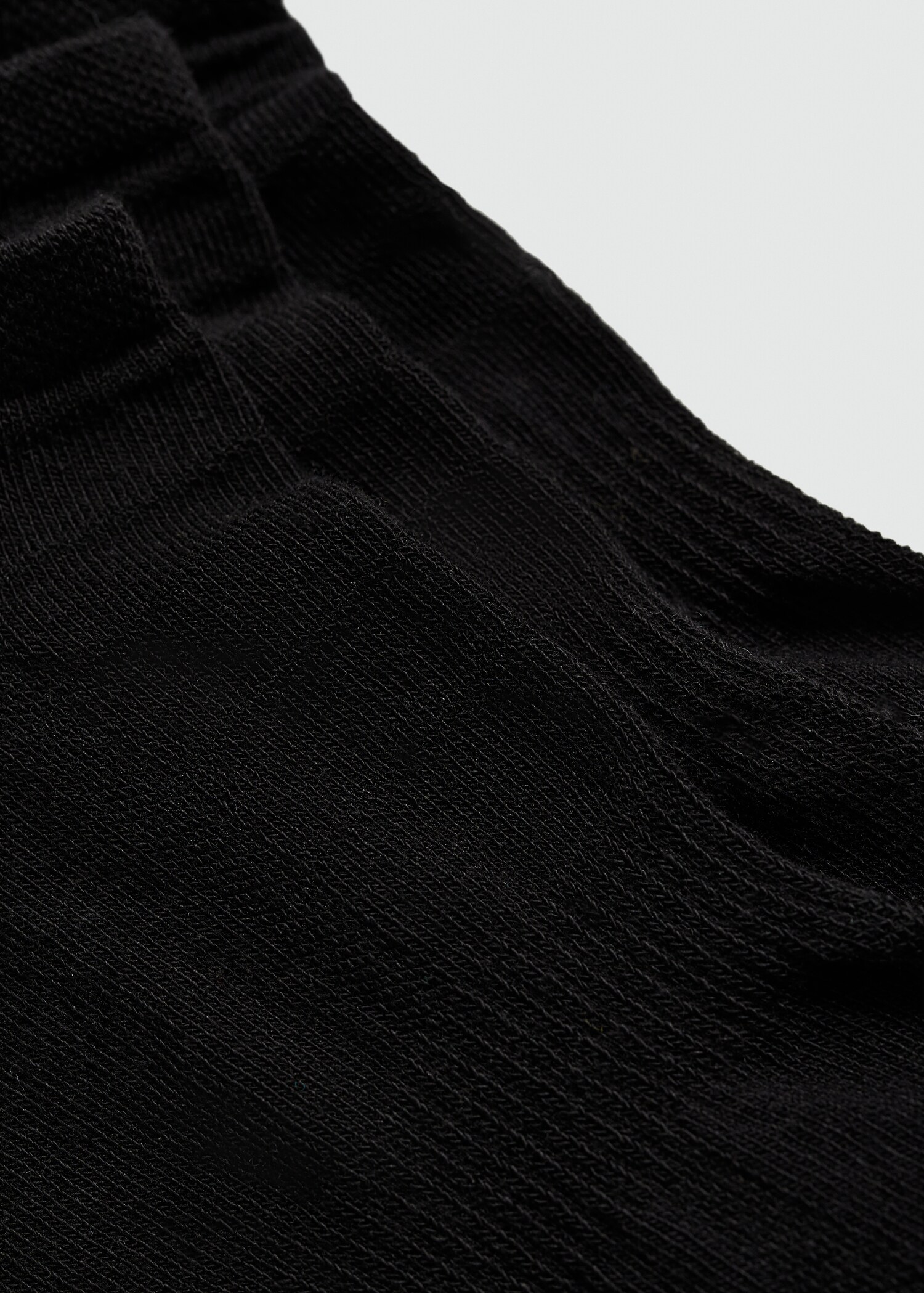 Pack of 3 plain cotton socks - Details of the article 8