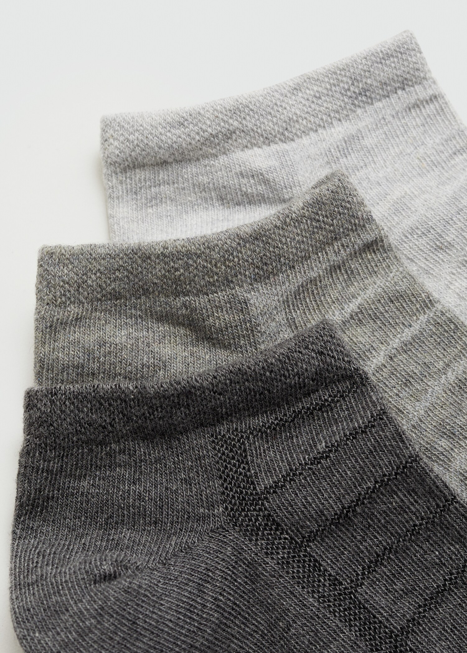 Pack of 3 plain cotton socks - Details of the article 8