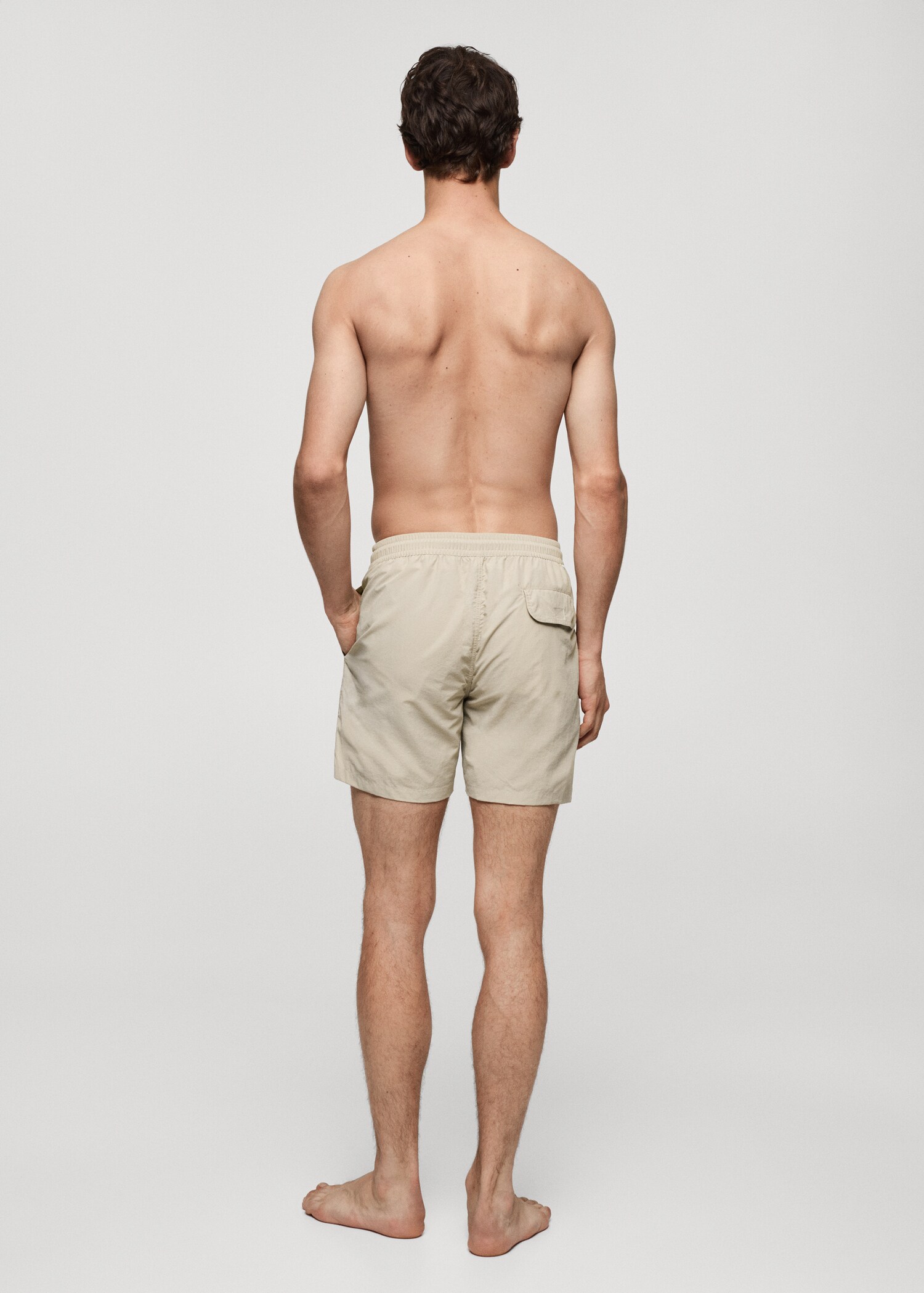 Maillot de bain uni cordon - Verso de l’article