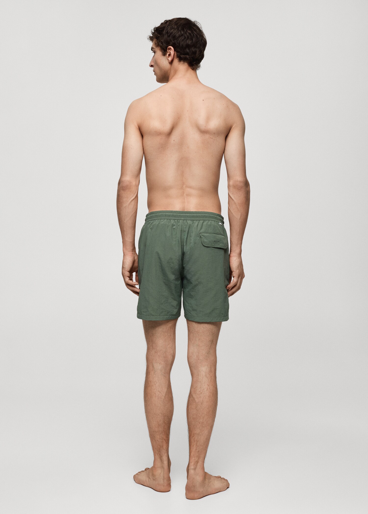Maillot de bain uni cordon - Verso de l’article