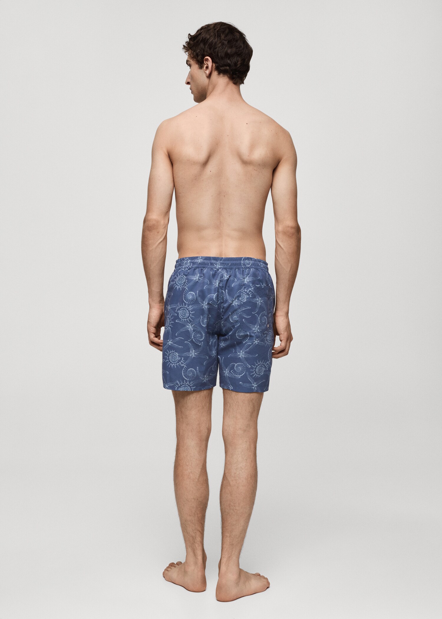 Maillot de bain imprimé marin - Verso de l’article