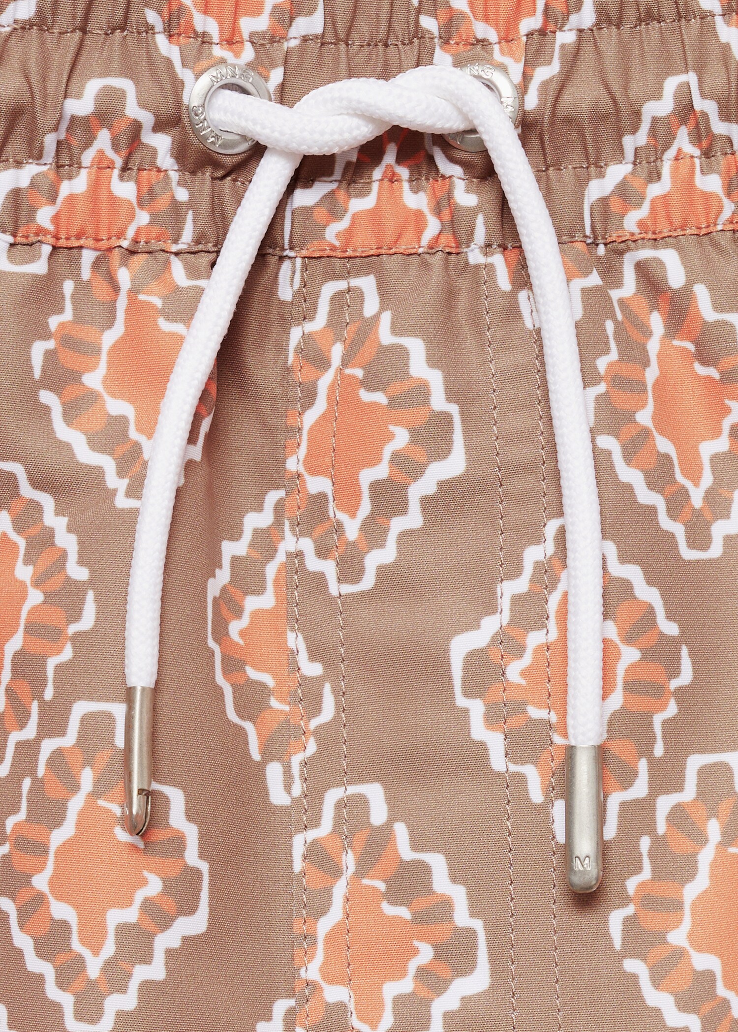 Geometric-print swimsuit - Details of the article 0