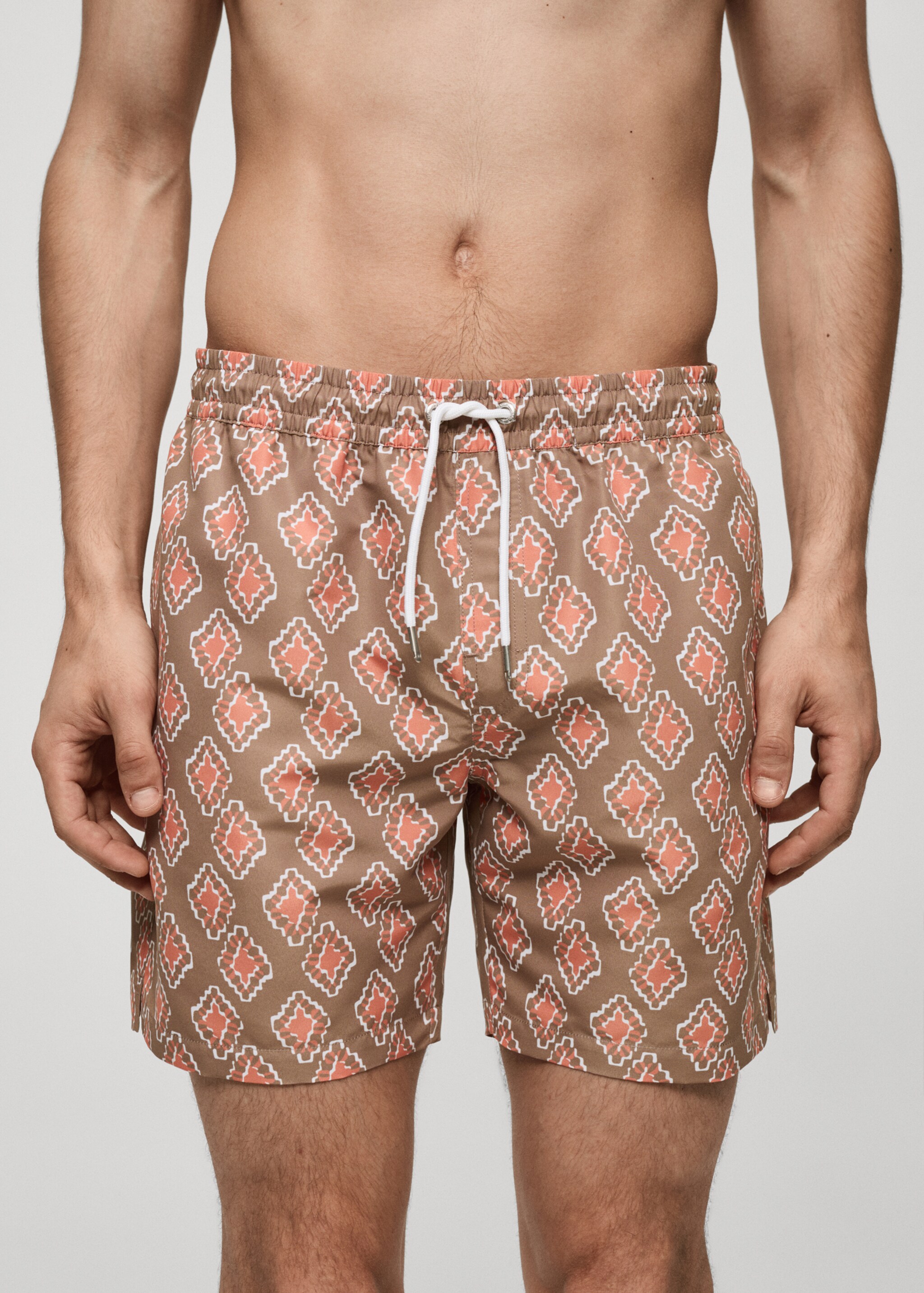 Geometric-print swimsuit - Details of the article 1