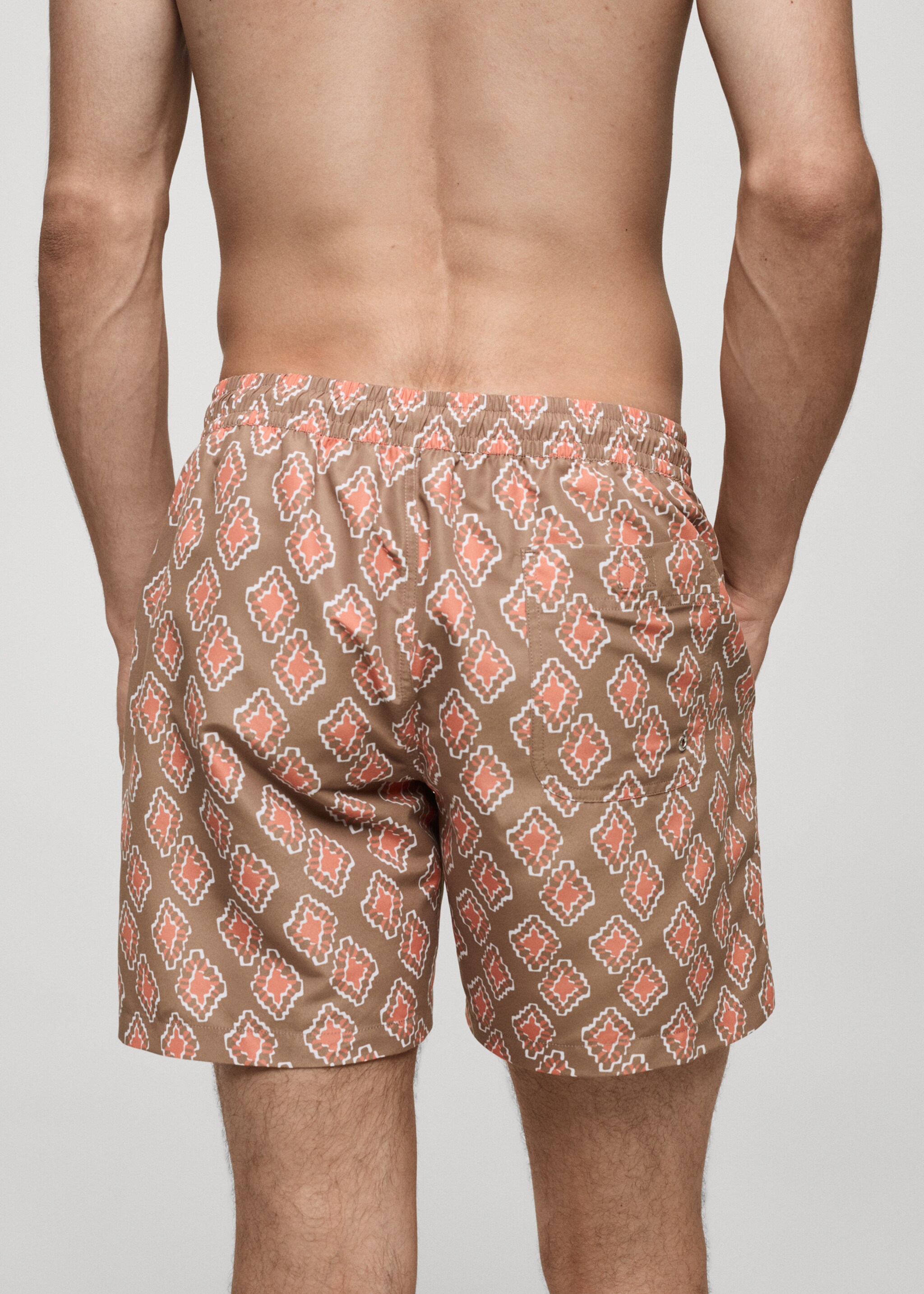 Geometric-print swimsuit - Details of the article 6