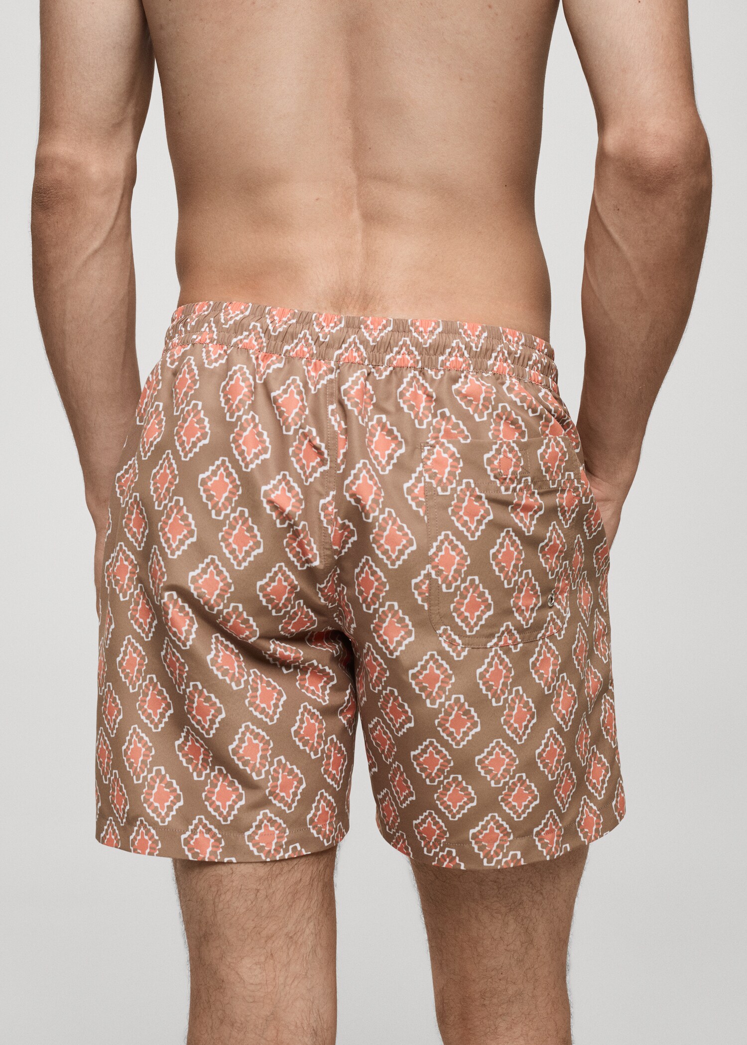 Geometric-print swimsuit - Details of the article 6