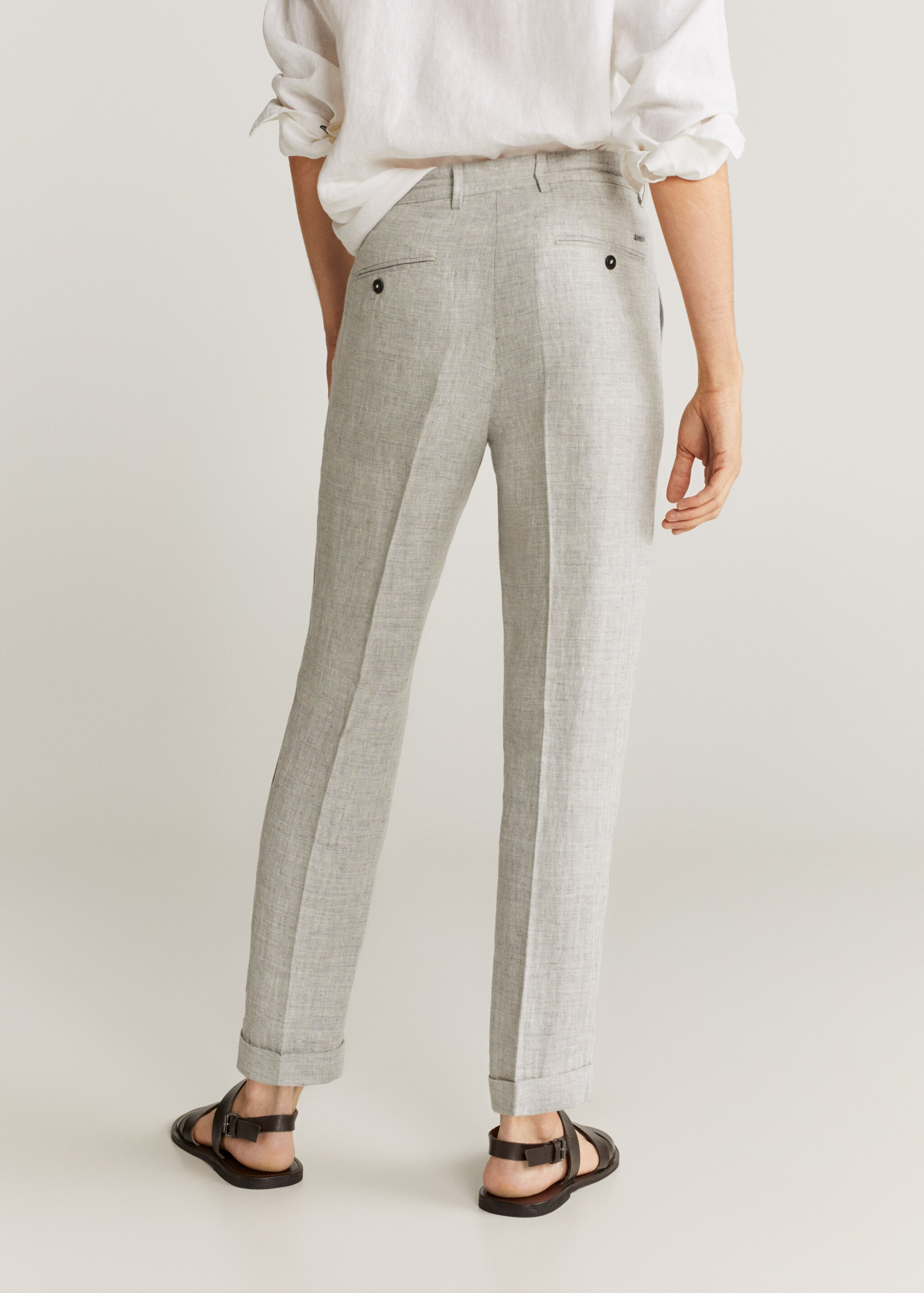 Americana traje super slim fit tejido strech - Reverso del artículo