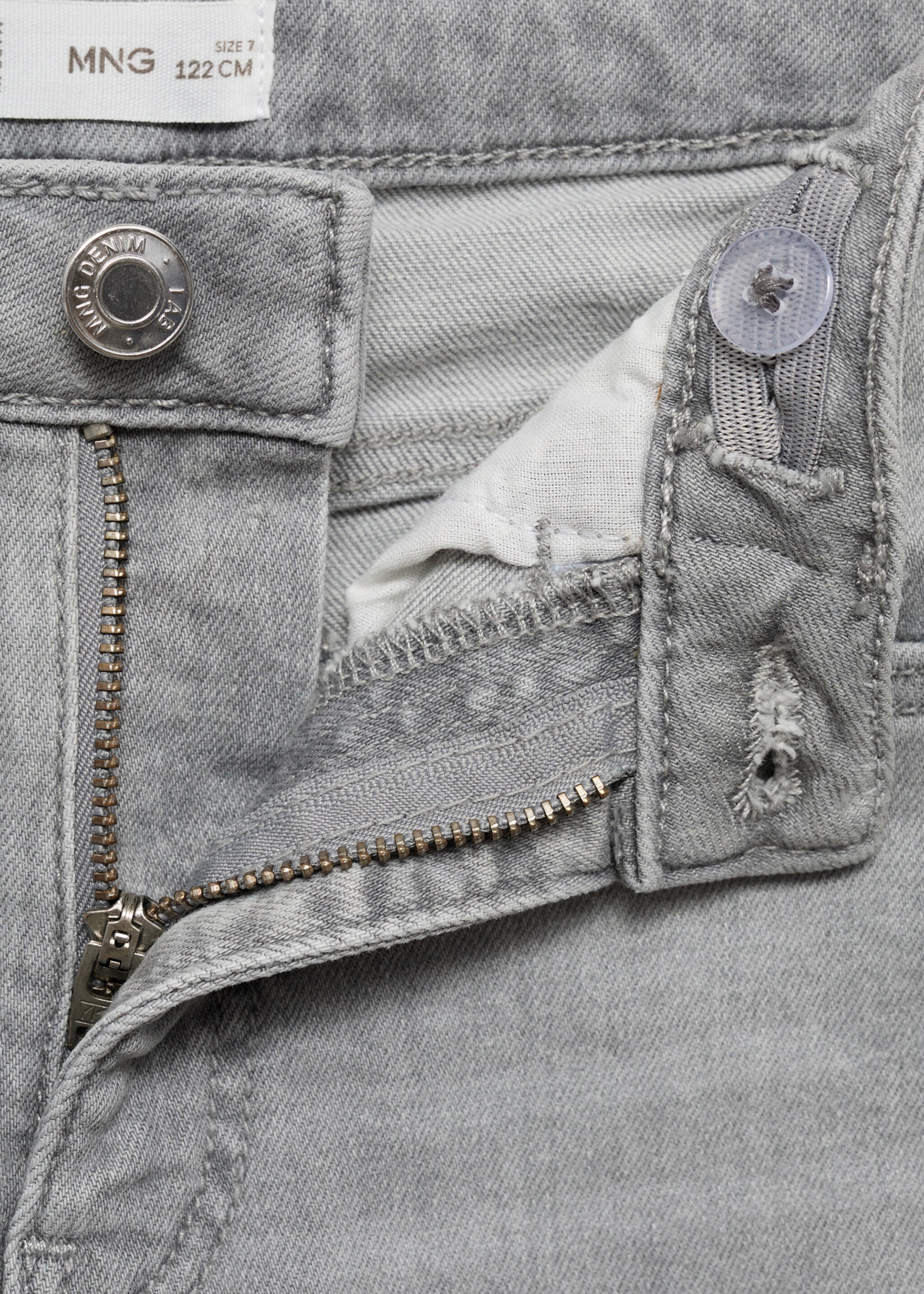 Skinny jeans - Details of the article 8, Denim Grey. Ref: 77001012-00.