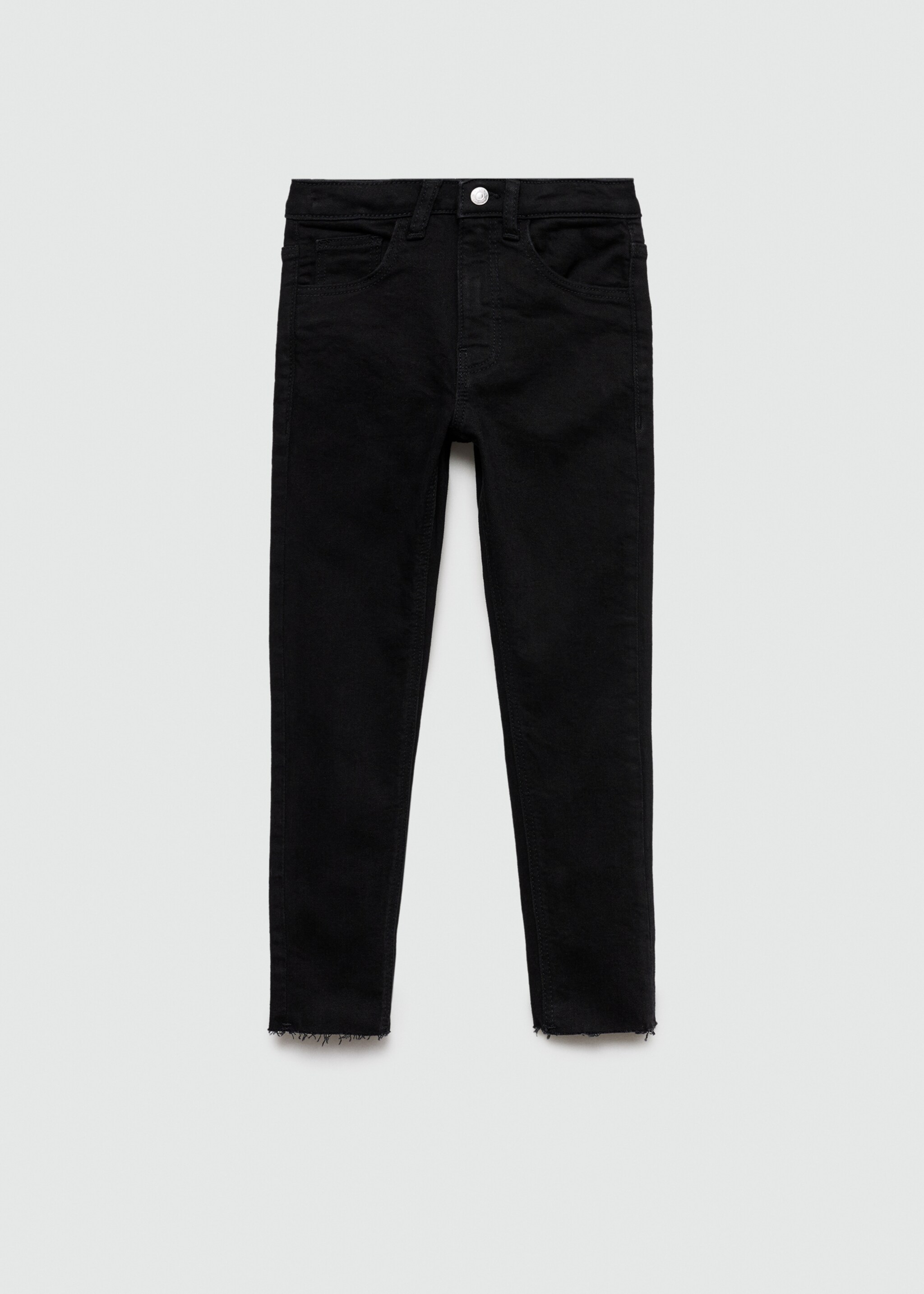 Skinny jeans - Article without model, Black denim. Ref: 77001012-00.