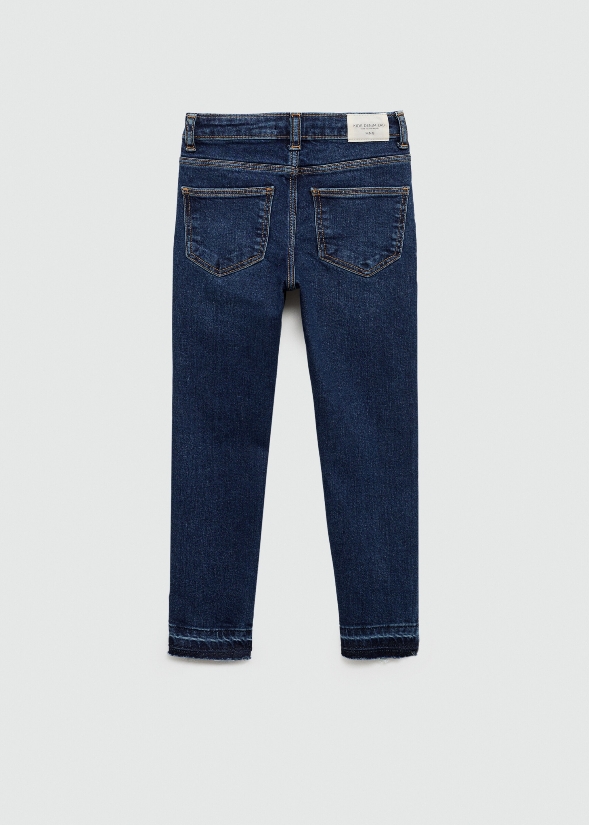 Skinny jeans - Reverse of the article, Dark Blue. Ref: 77001012-00.