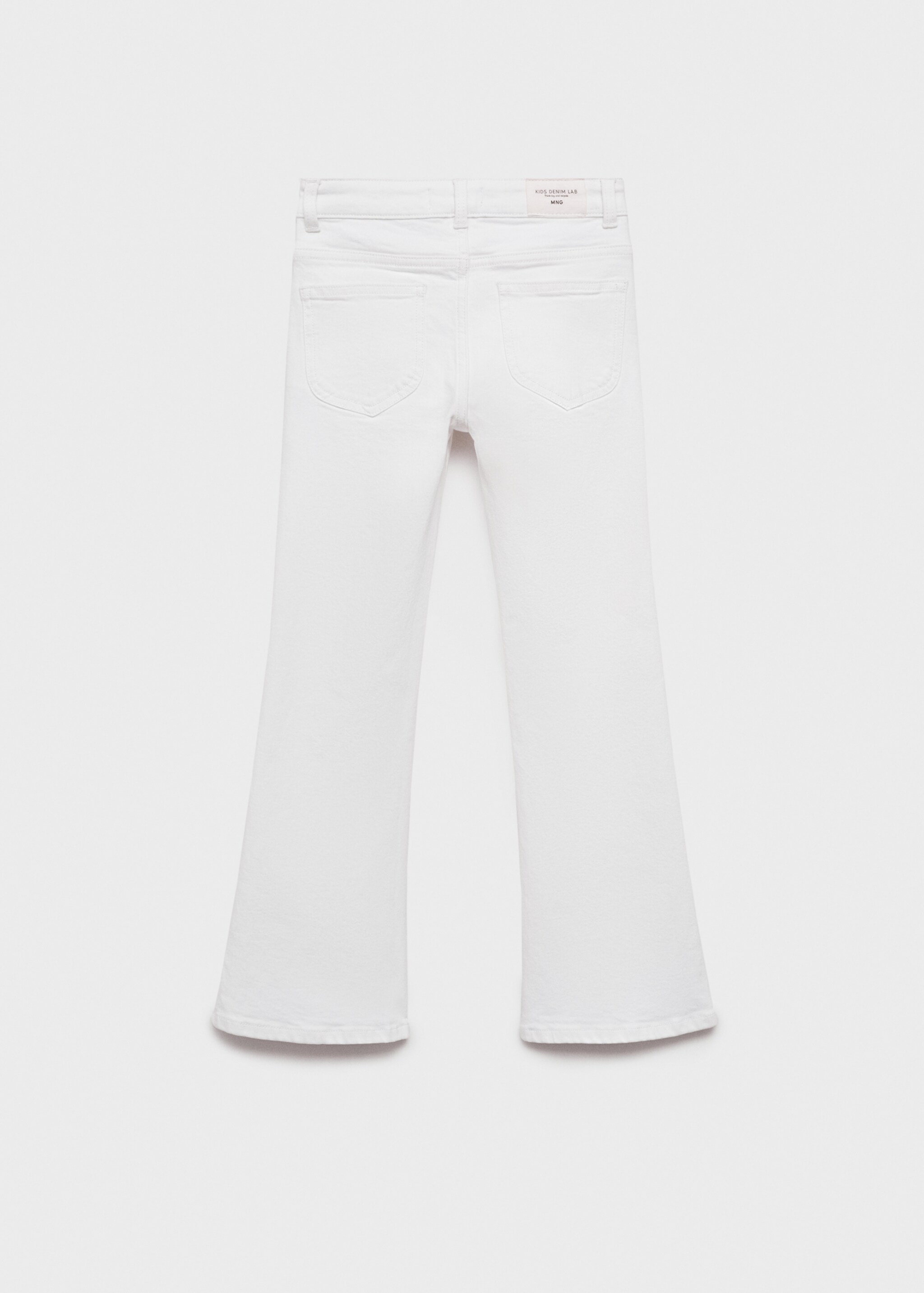 Flared Jeans mit Schlitz - Rückseite des Artikels