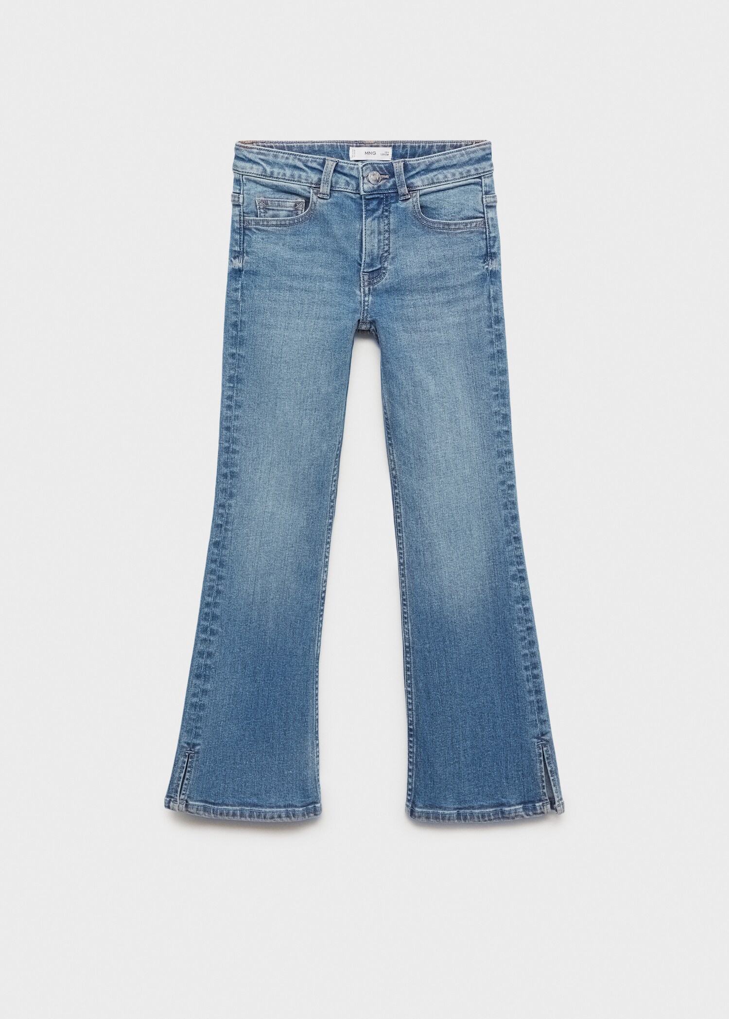 Flared Jeans mit Schlitz - Artikel ohne Model