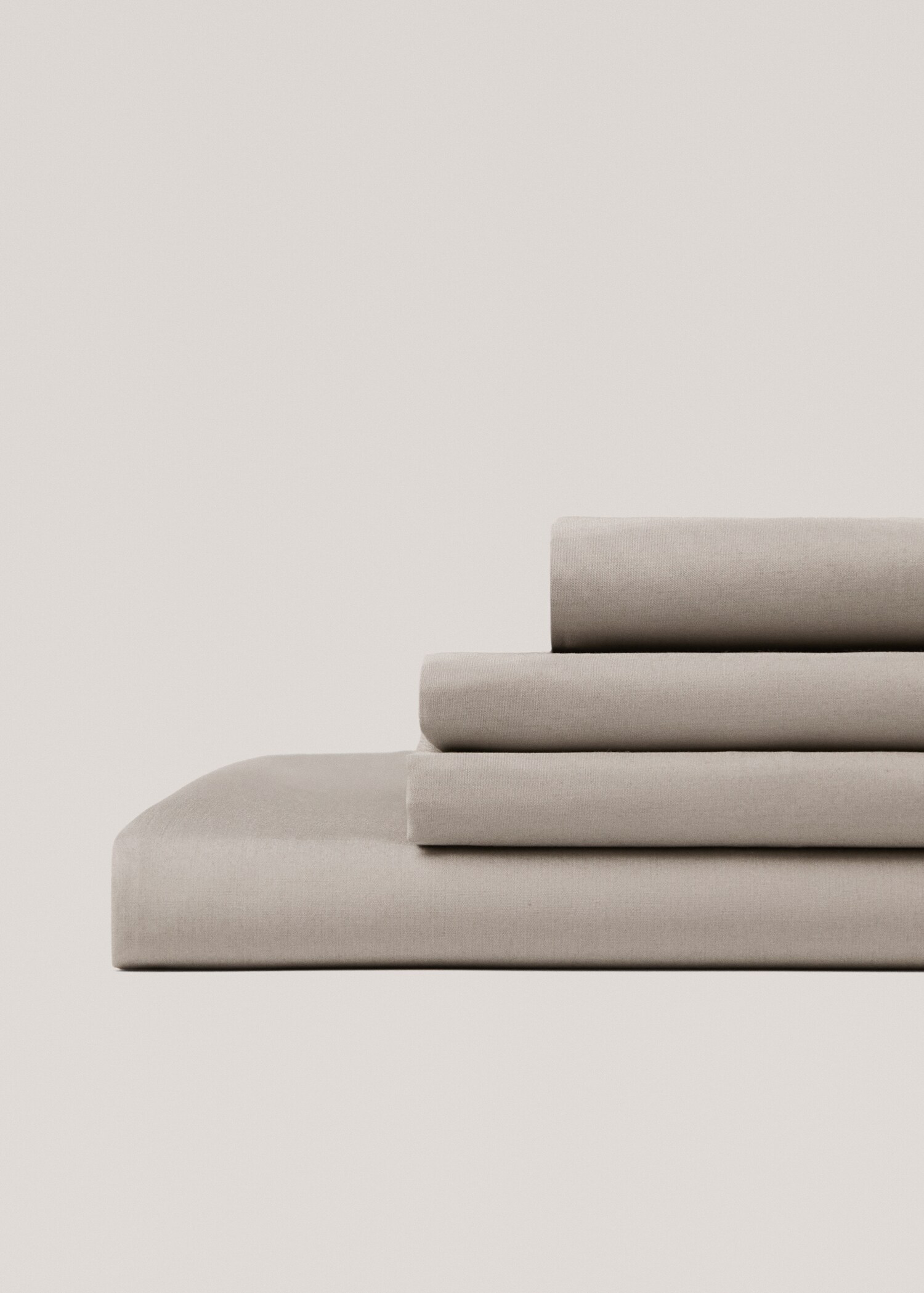 100% cotton fitted sheet for 180cm bed - Medium plane