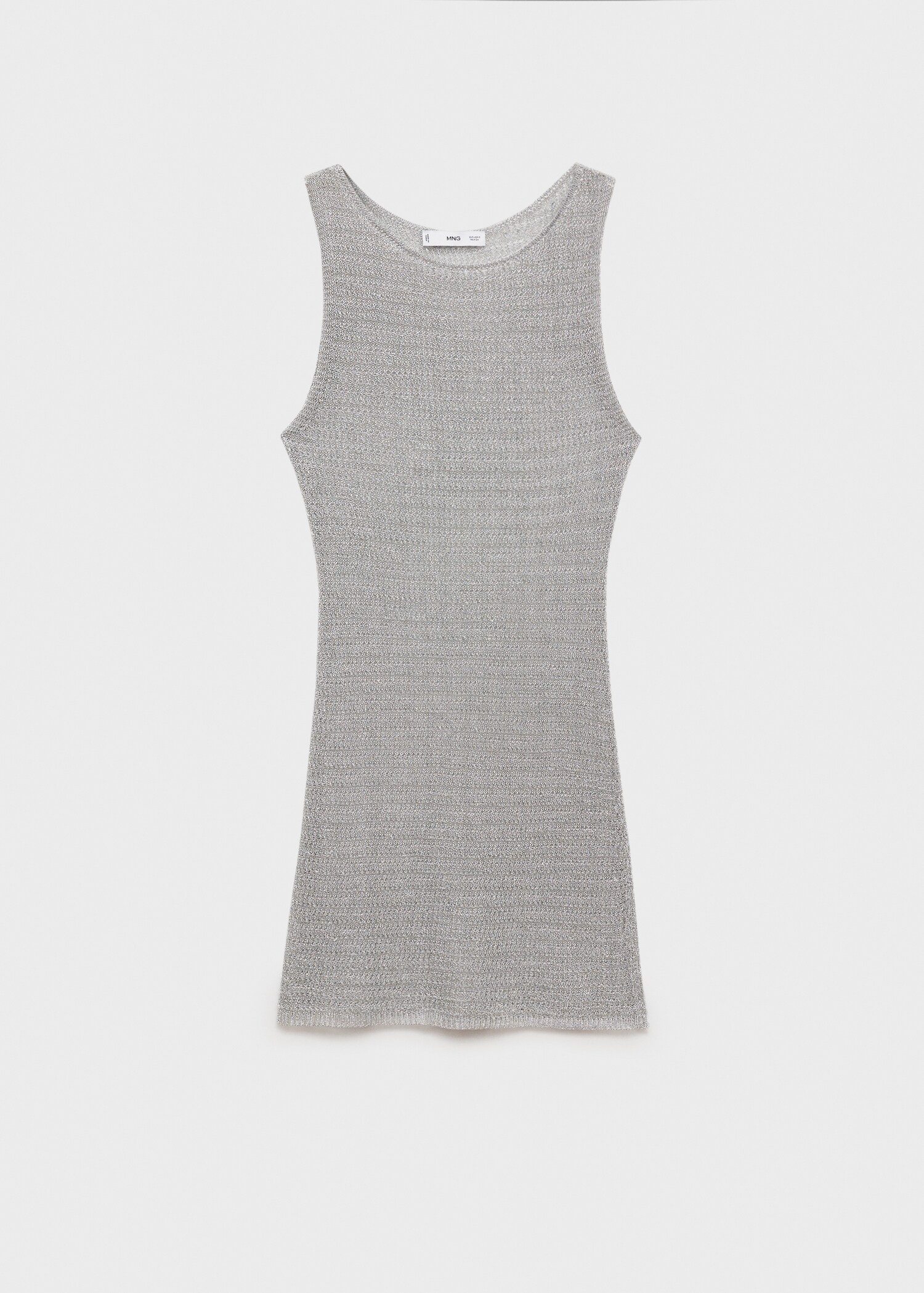 Lurex knitted dress - Article without model