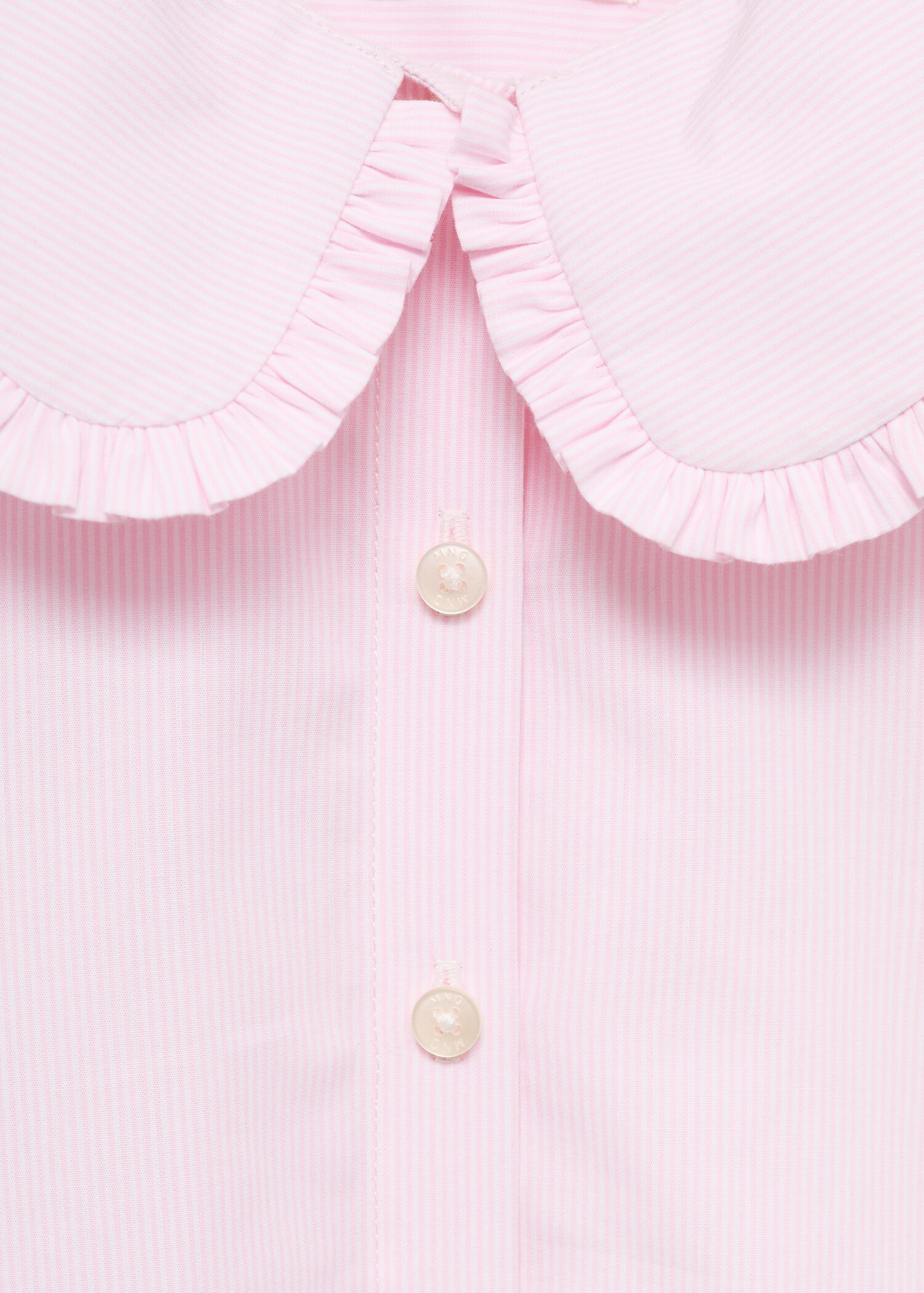 Baby-collar openwork shirt - Details of the article 8