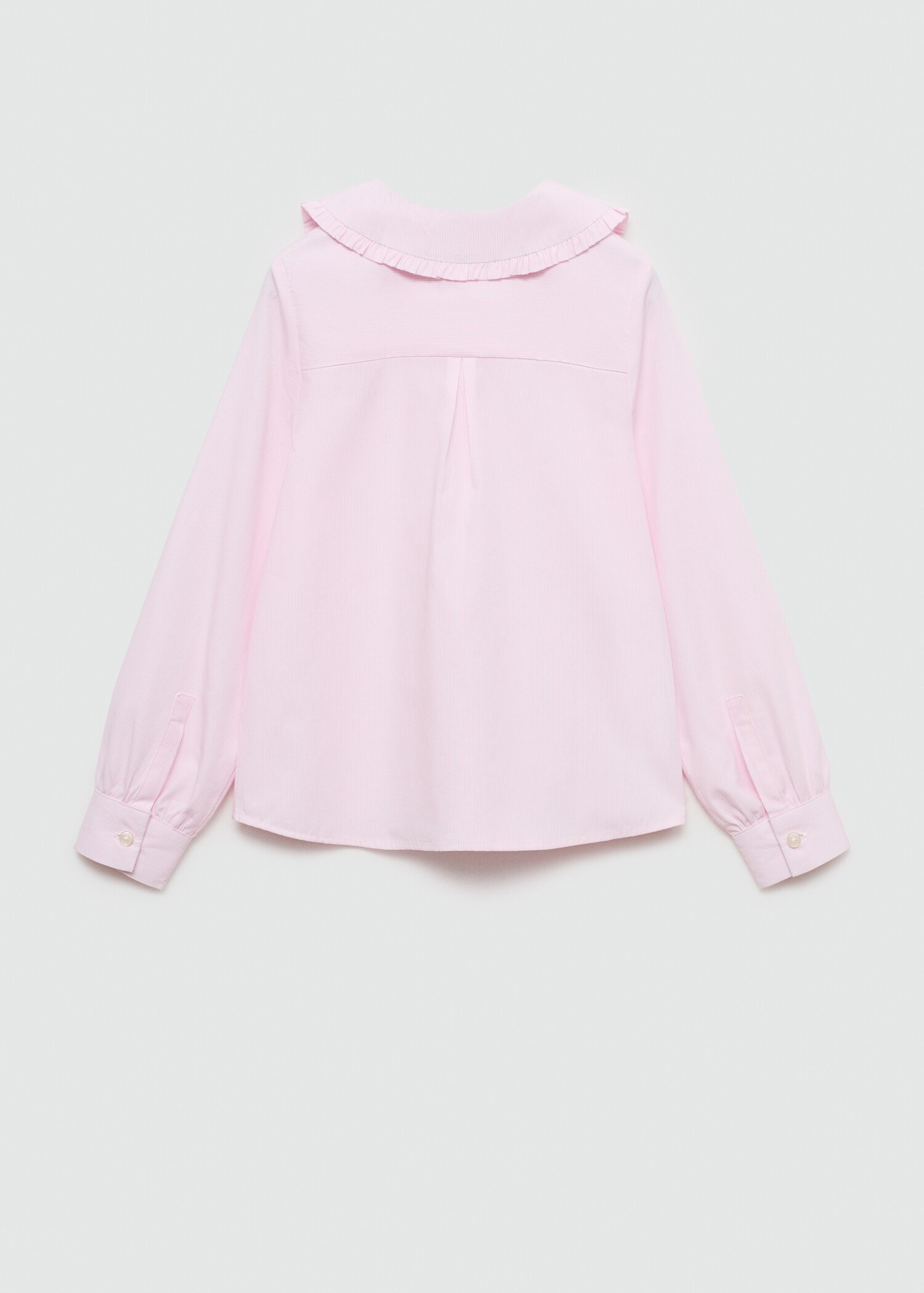Baby-collar openwork shirt - Reverse of the article
