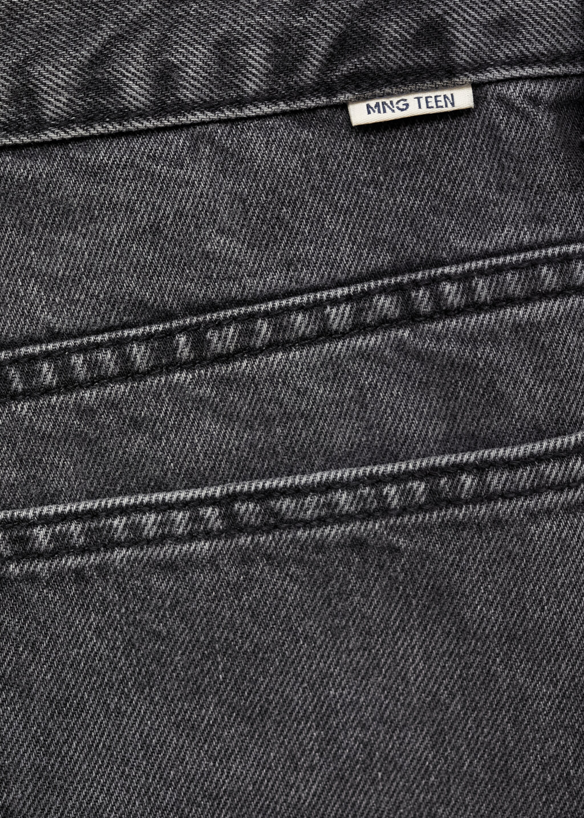 Regular-fit jeans - Detail van het artikel 0, Grijs denim. Ref: 77001510-00.