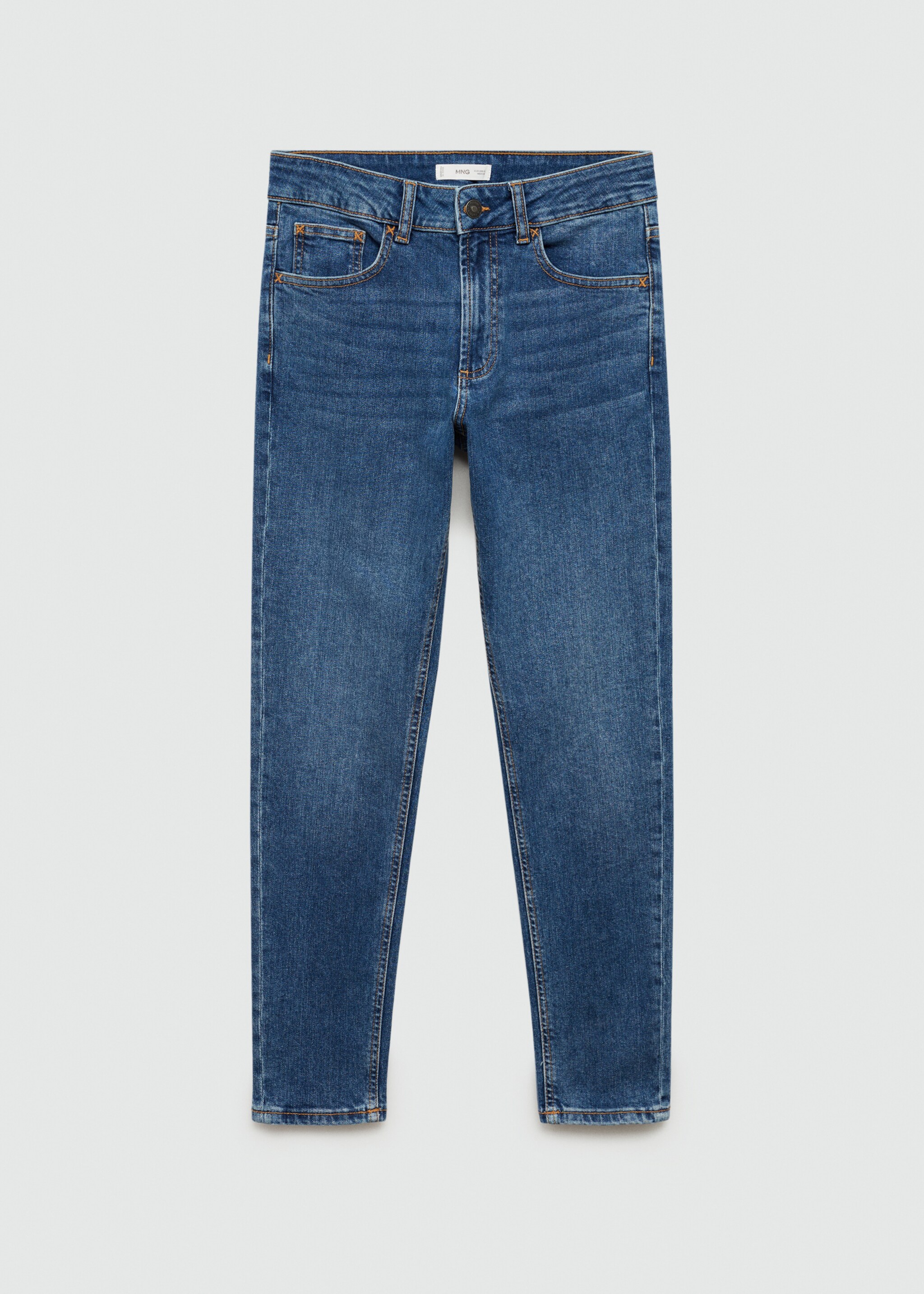 Slim-fit jeans - Article without model, Dark Blue. Ref: 77001511-00.