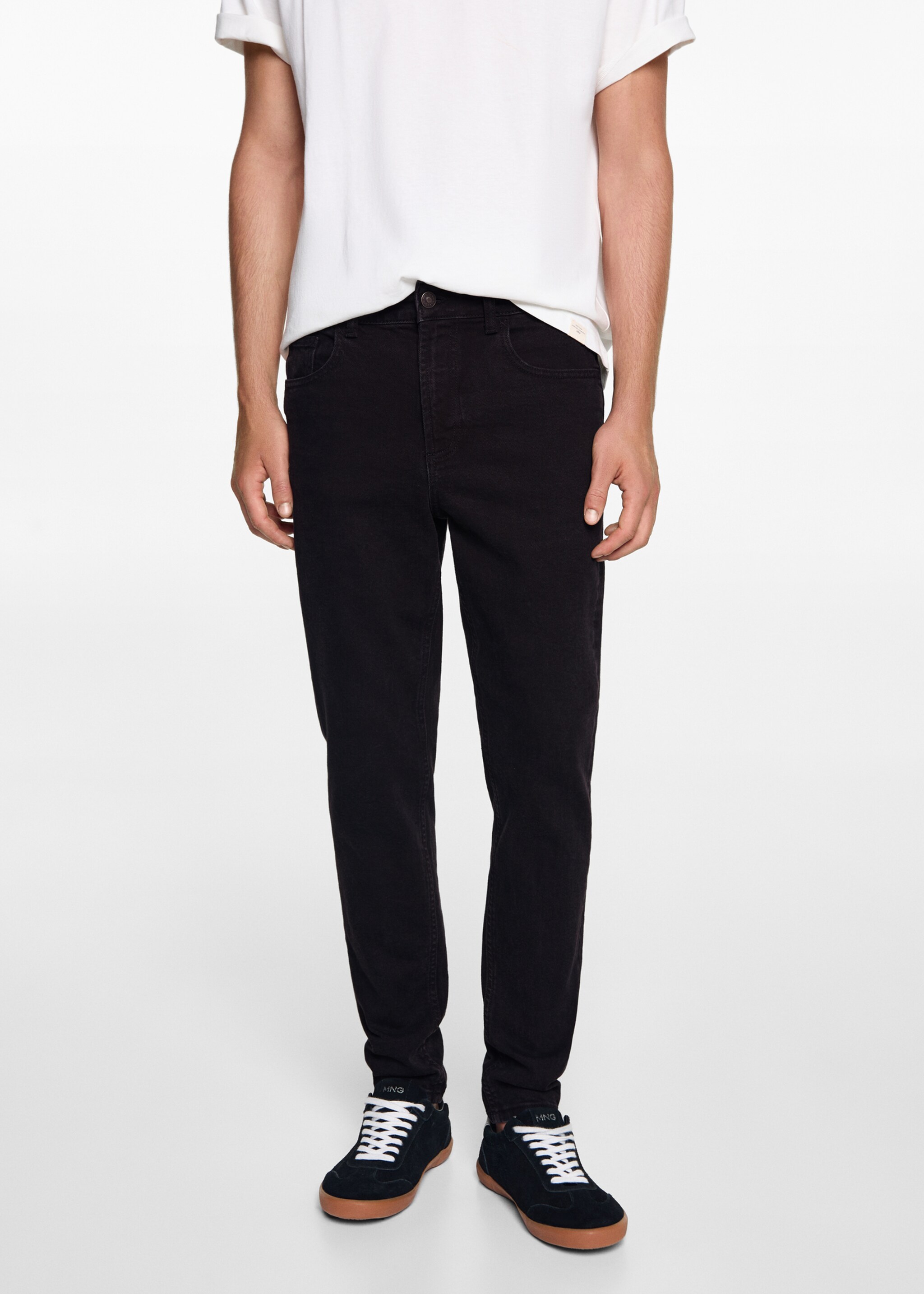 Texans slim fit - Detall de l'article 6, Black denim. Ref: 77001512-00.